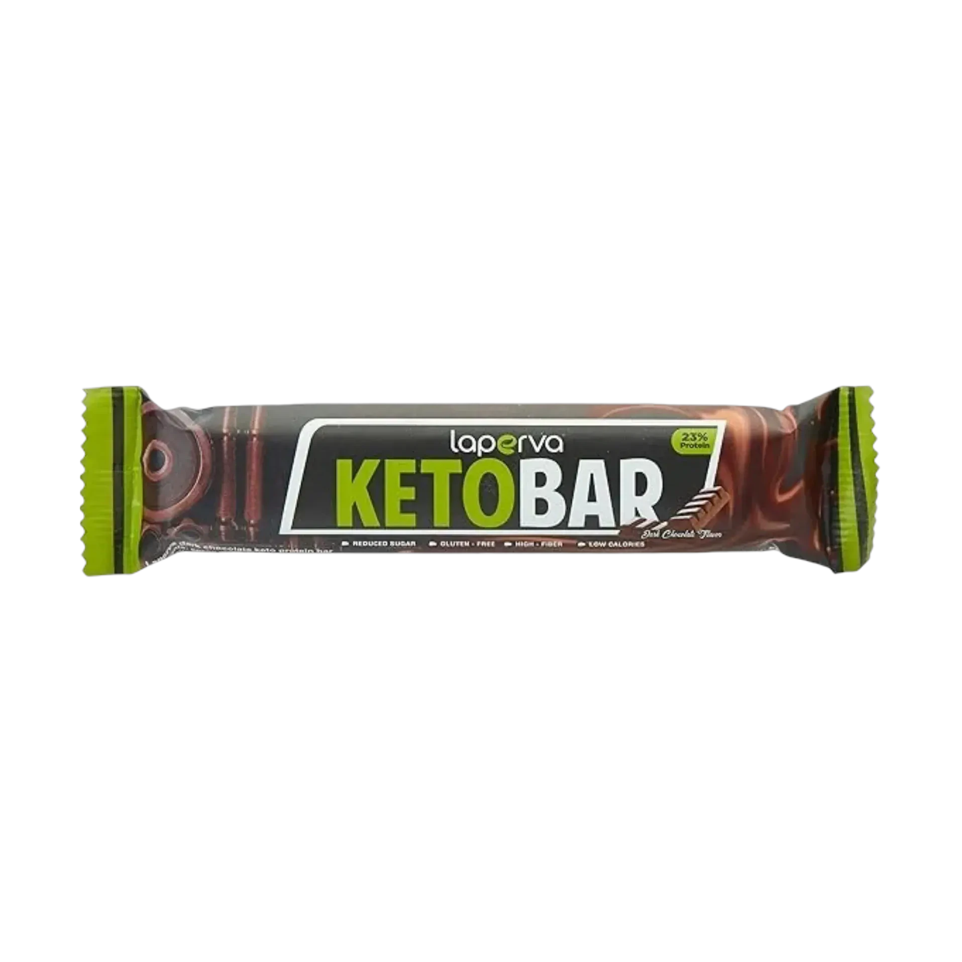 Laperva Keto Bar dark chocolate flavor with reduced sugar content