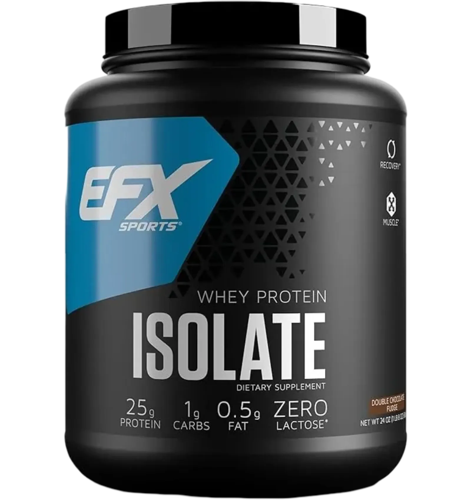 EFX Sports Whey Protein Isolate Double Chocolate Fudge 1.5 lb