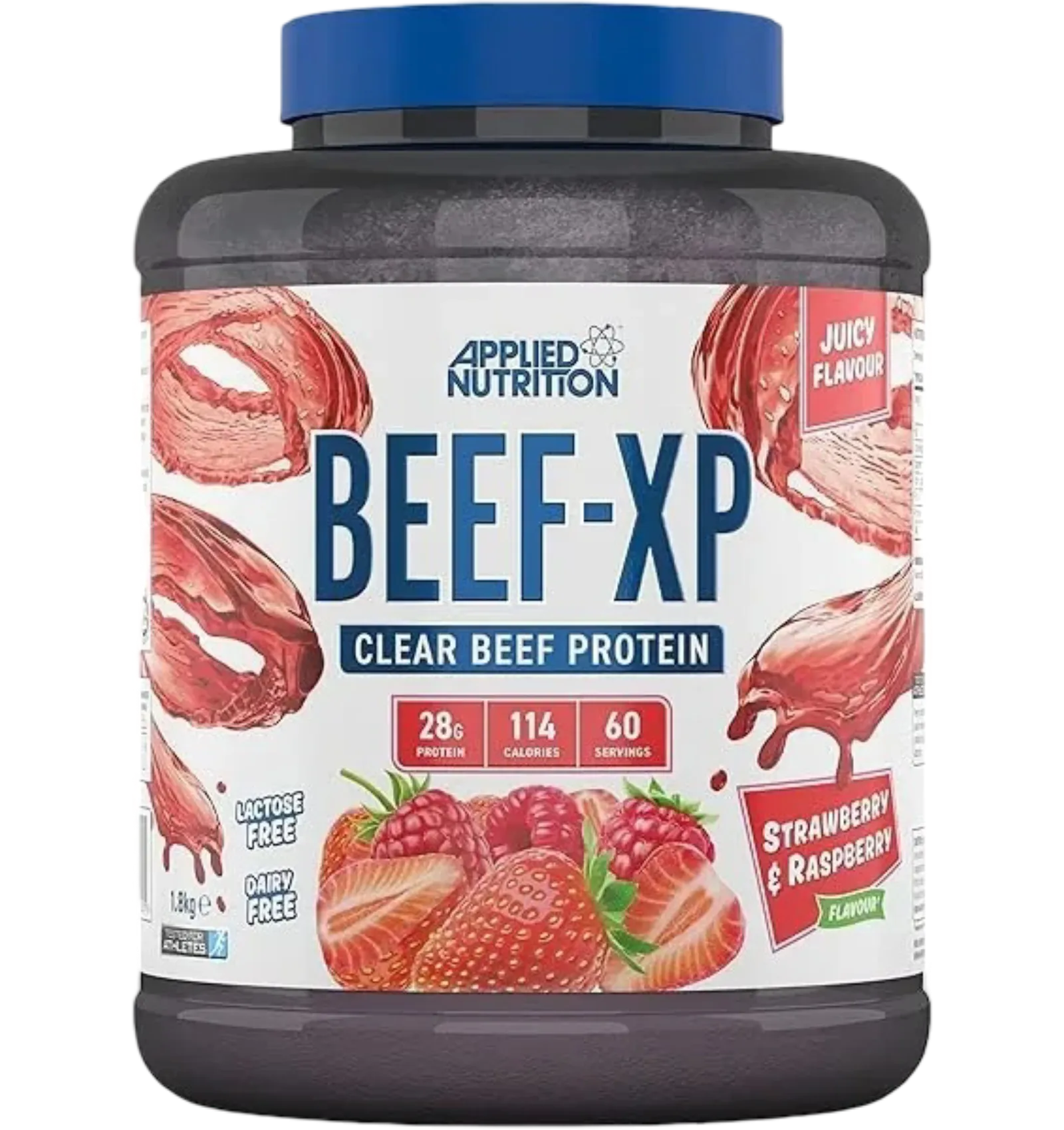 Applied Nutrition Beef-XP clear protein Strawberry Raspberry flavor 60 servings