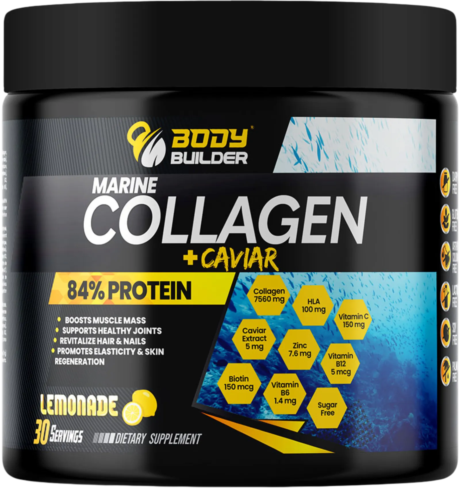 BB MARINE COLLAGEN+CAVIAR LEMONADE FLAVR 270G
