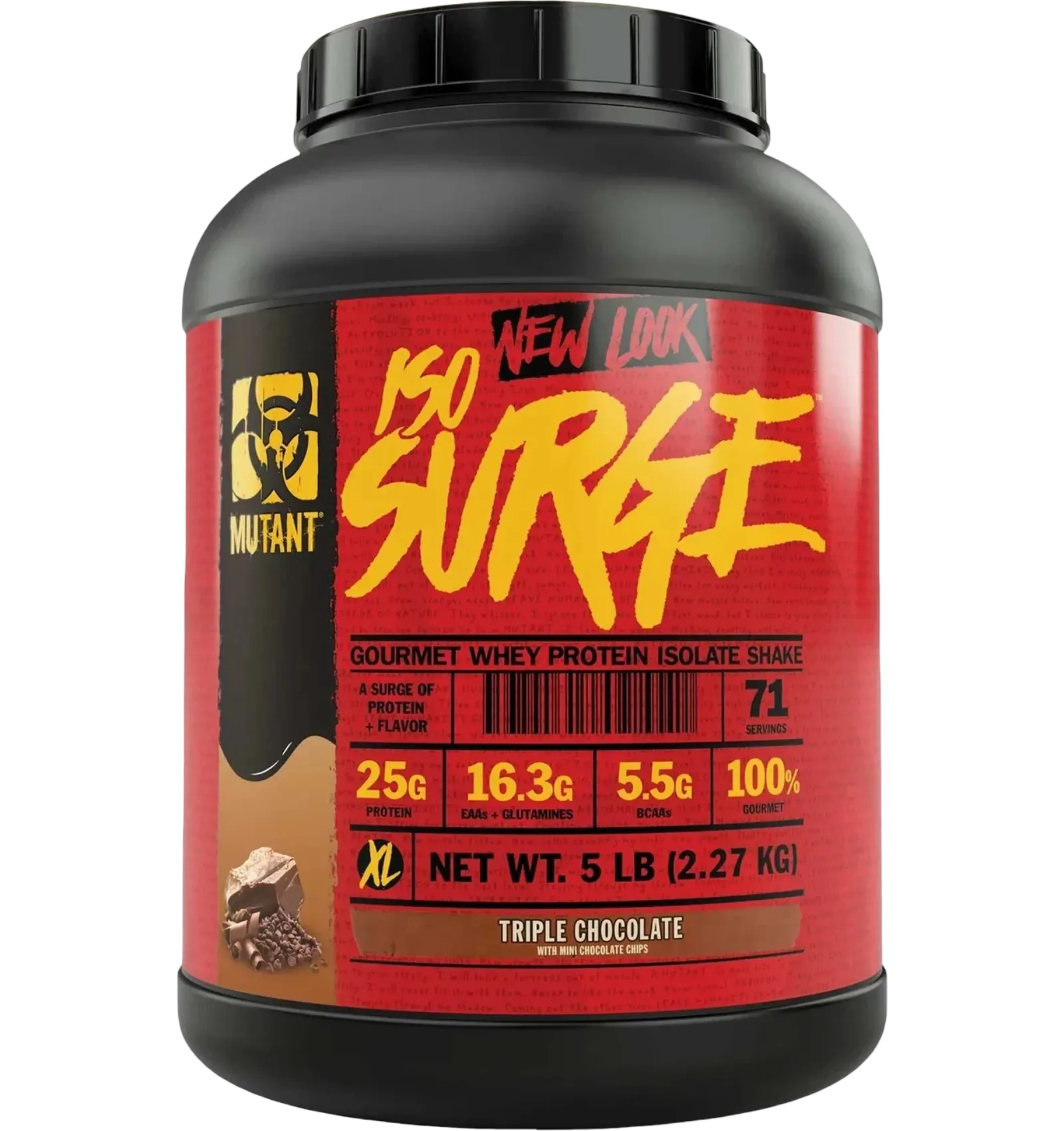 Mutant ISO Surge whey isolate 2.27kg triple chocolate protein