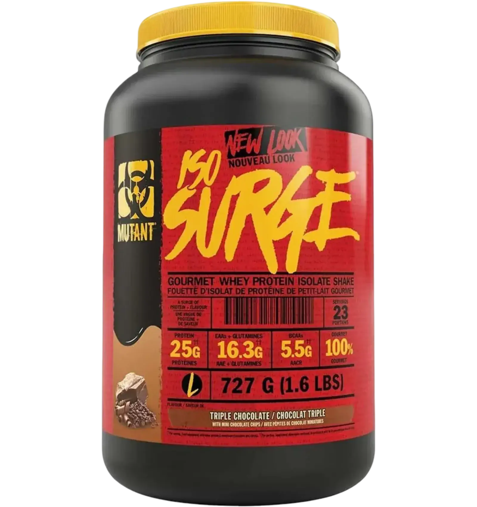 Mutant Iso Surge whey isolate 727g triple chocolate flavor