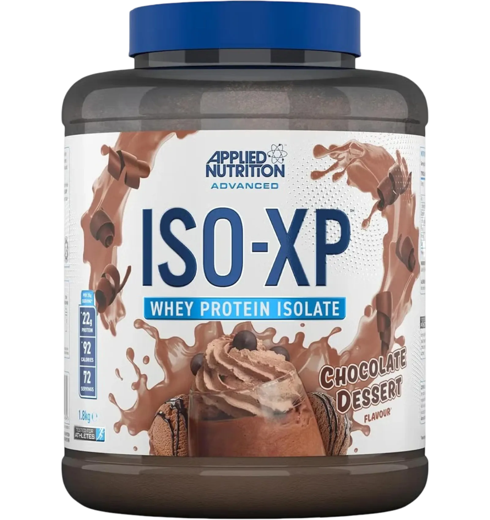 Applied Nutrition ISO-XP whey protein isolate chocolate dessert flavor 1.8kg
