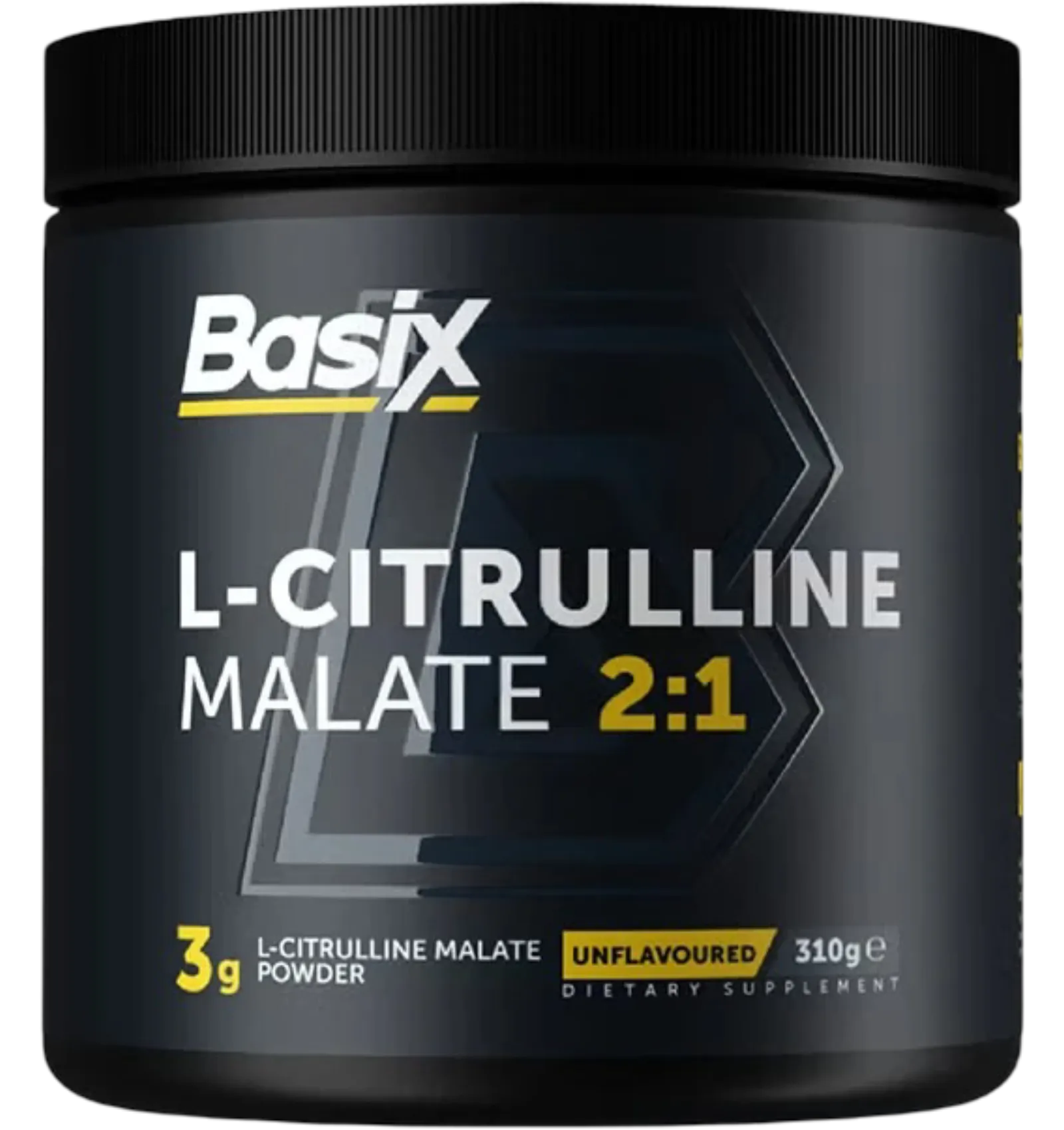Basix L-Citrulline Malate 2:1 unflavoured powder in a 310g tub