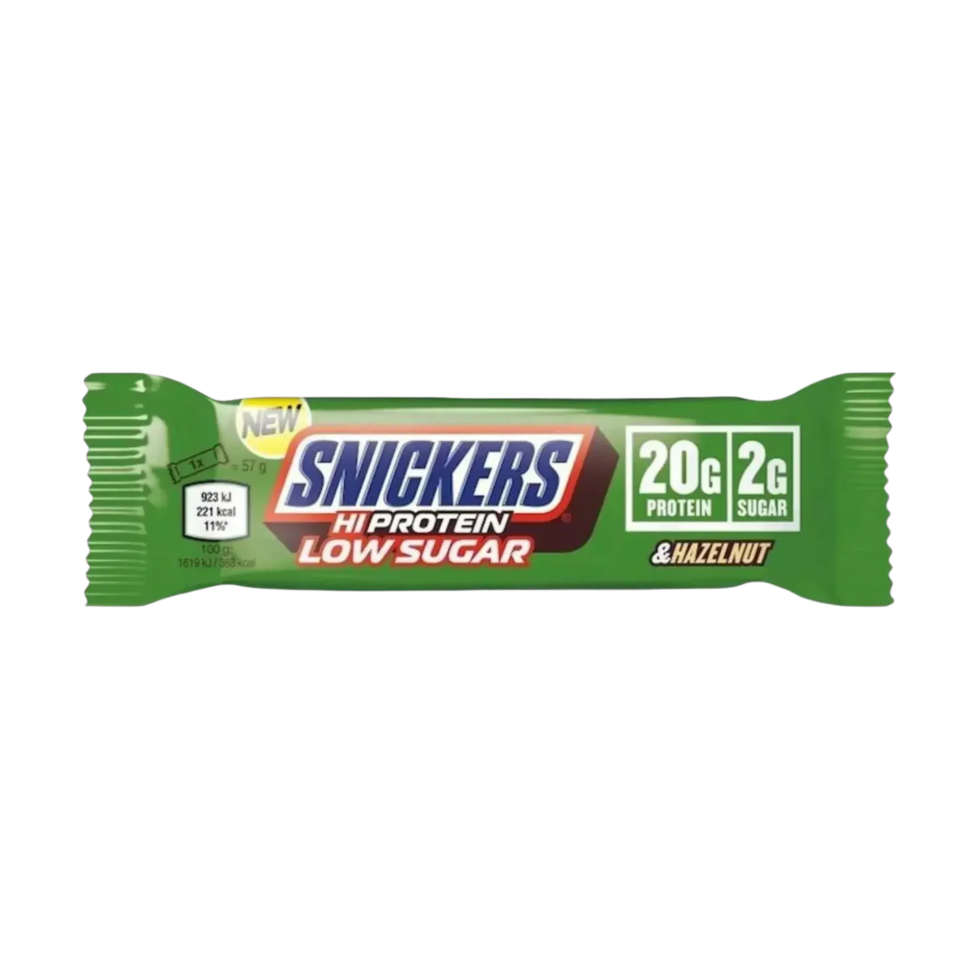 Snickers high protein low sugar hazelnut bar 57g