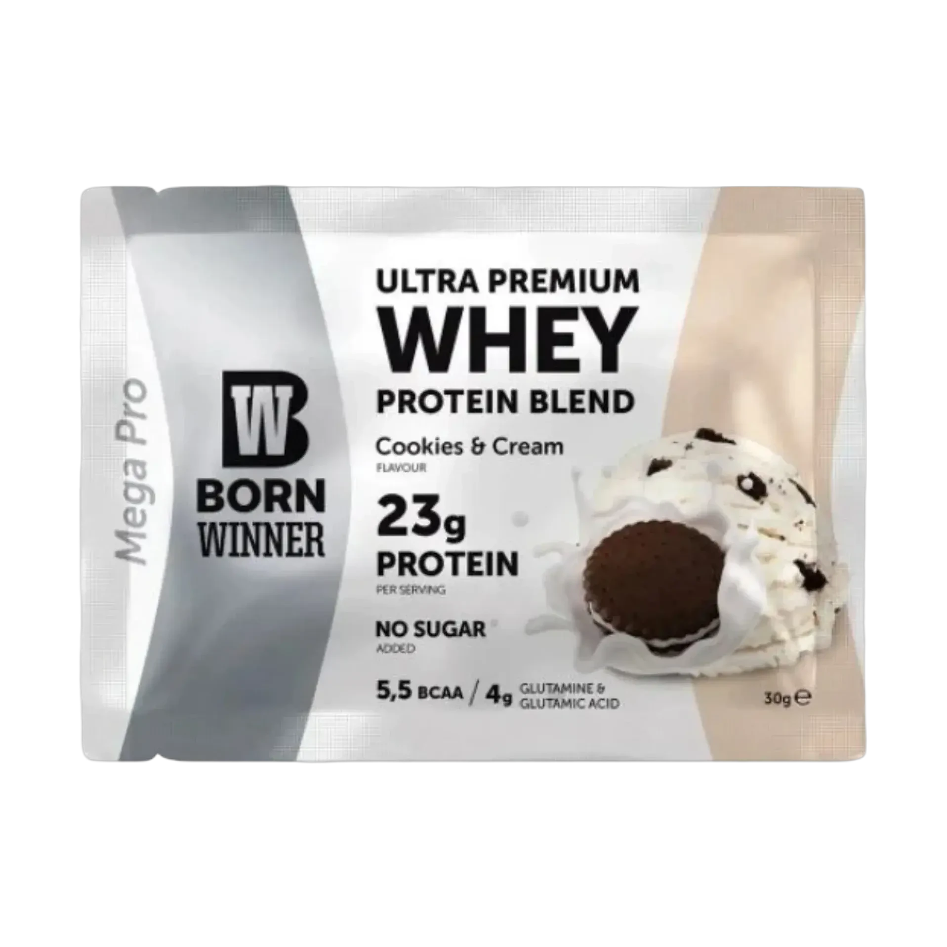 Born Winner Ultra Premium Whey Protein Cookies and Cream sachet
