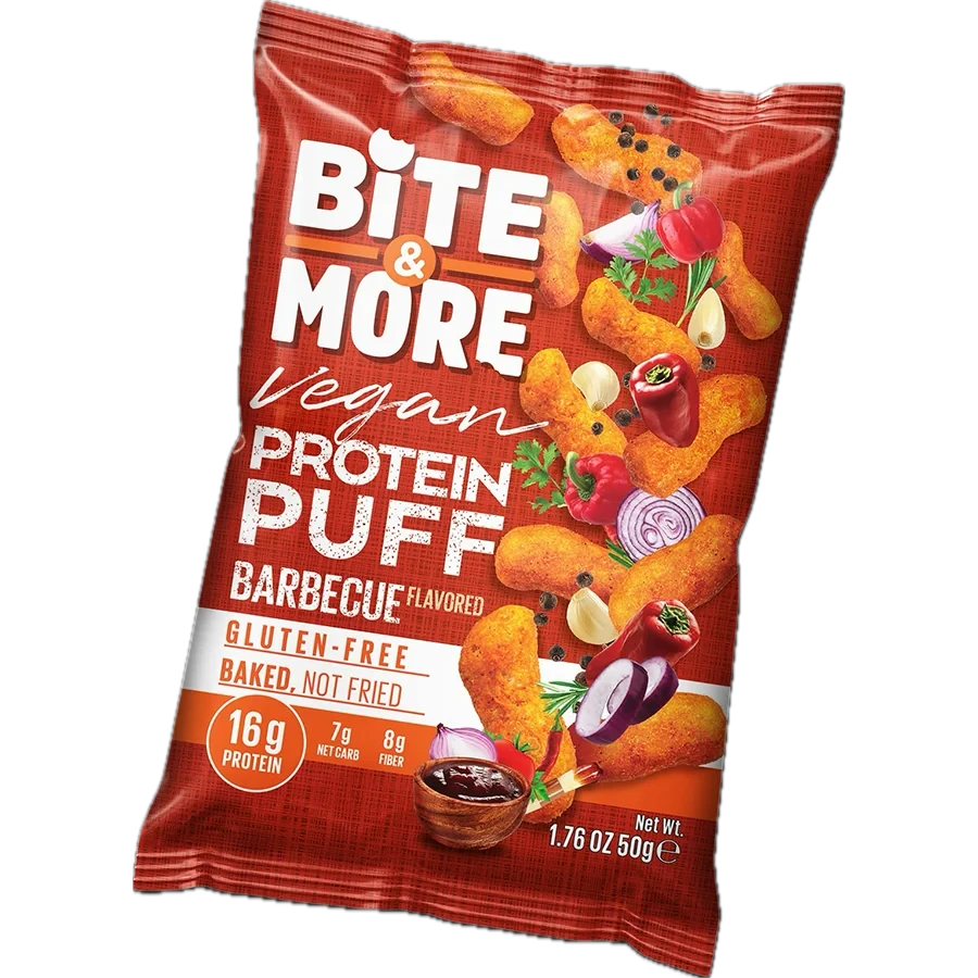 Bite & More Protein Puff Snack (Barbecue) 50g