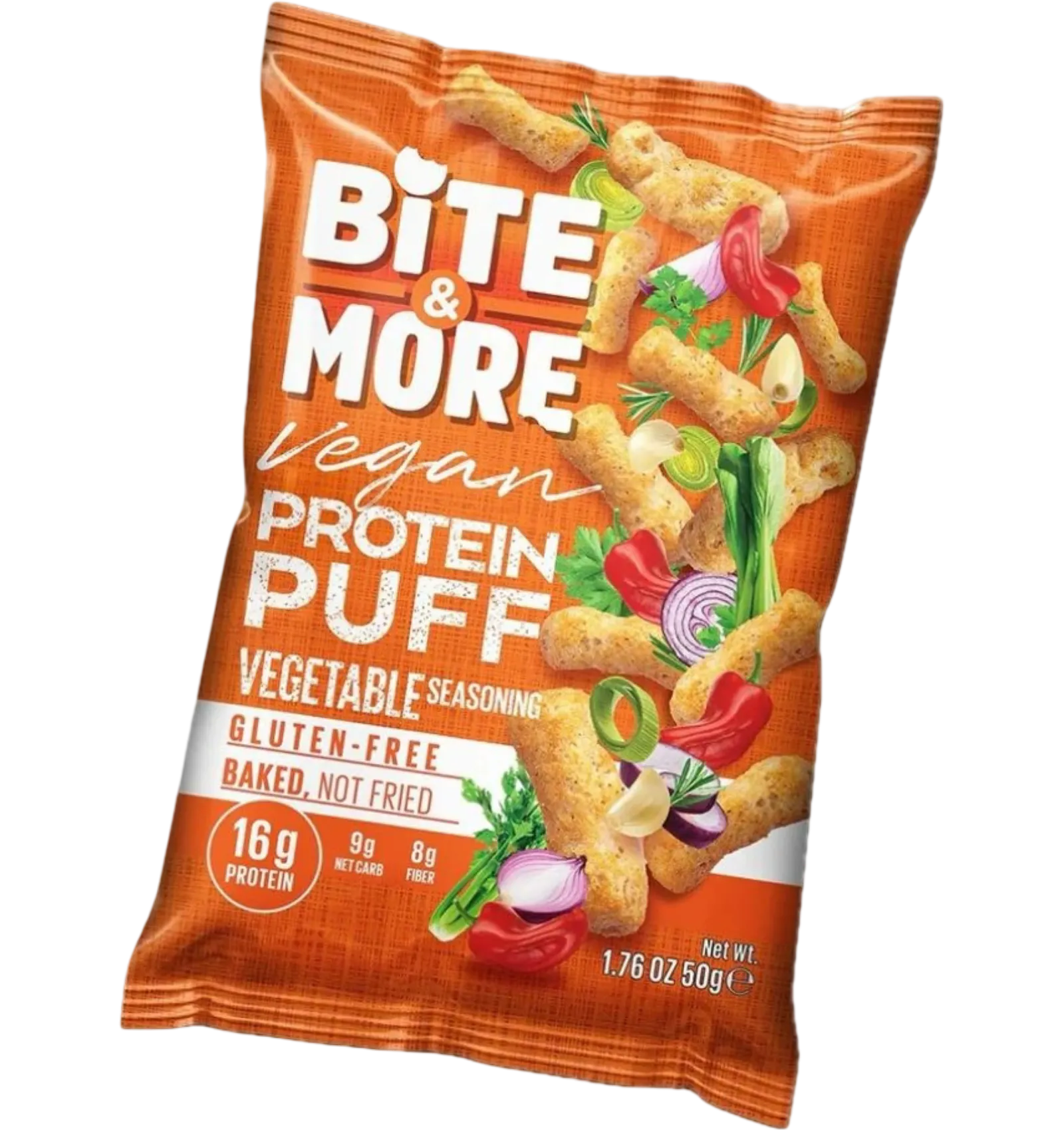 Bite & More Protein Puff Snack (Mixed Vegetables) 50g