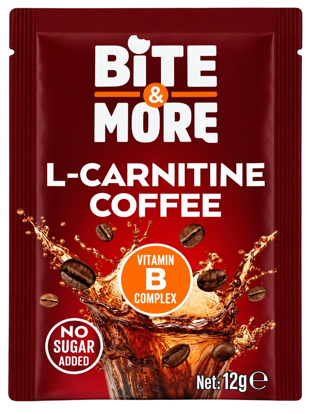 Bite & More L-Carnitine Coffee Powder with vitamin B 12g