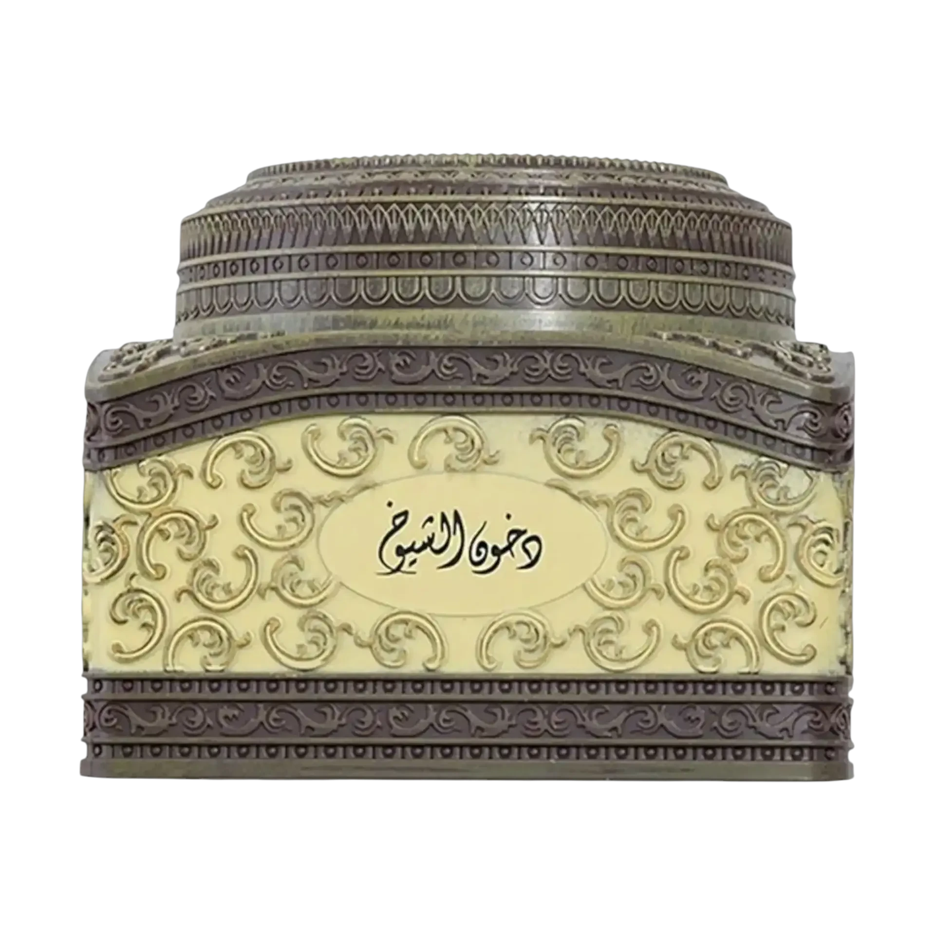 دخون الشيوخ من الماجد للعود 56 جم بقالب بني مزخرف
