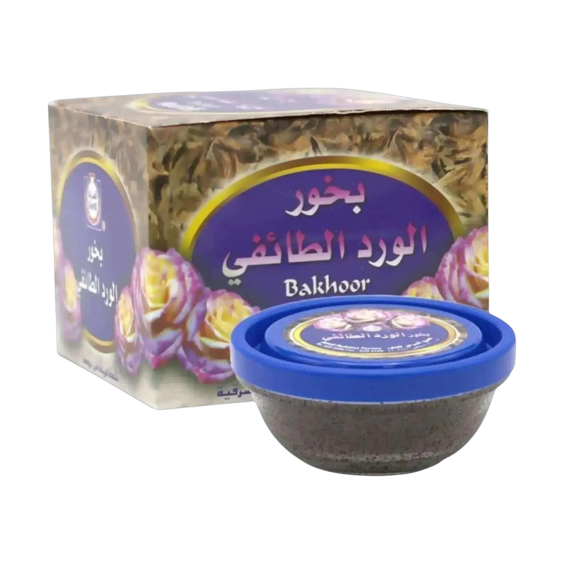بخور الورد الطائفي من السرتي بعلبة زرقاء بحجم 40 جرام