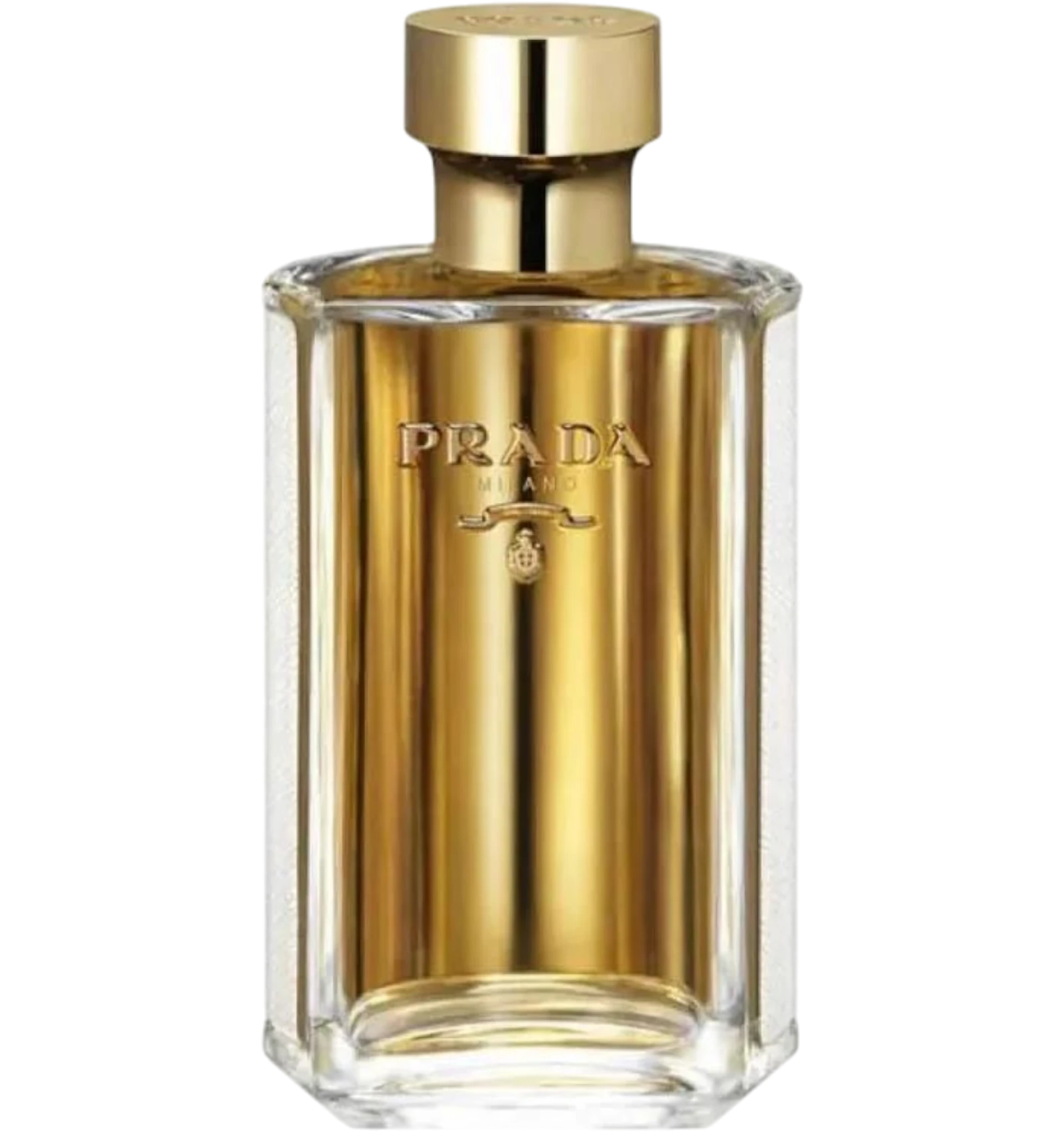 عطر برادا لا فيم للنساء او دي بارفيوم 100 مل بزجاجة ذهبية مضلعة