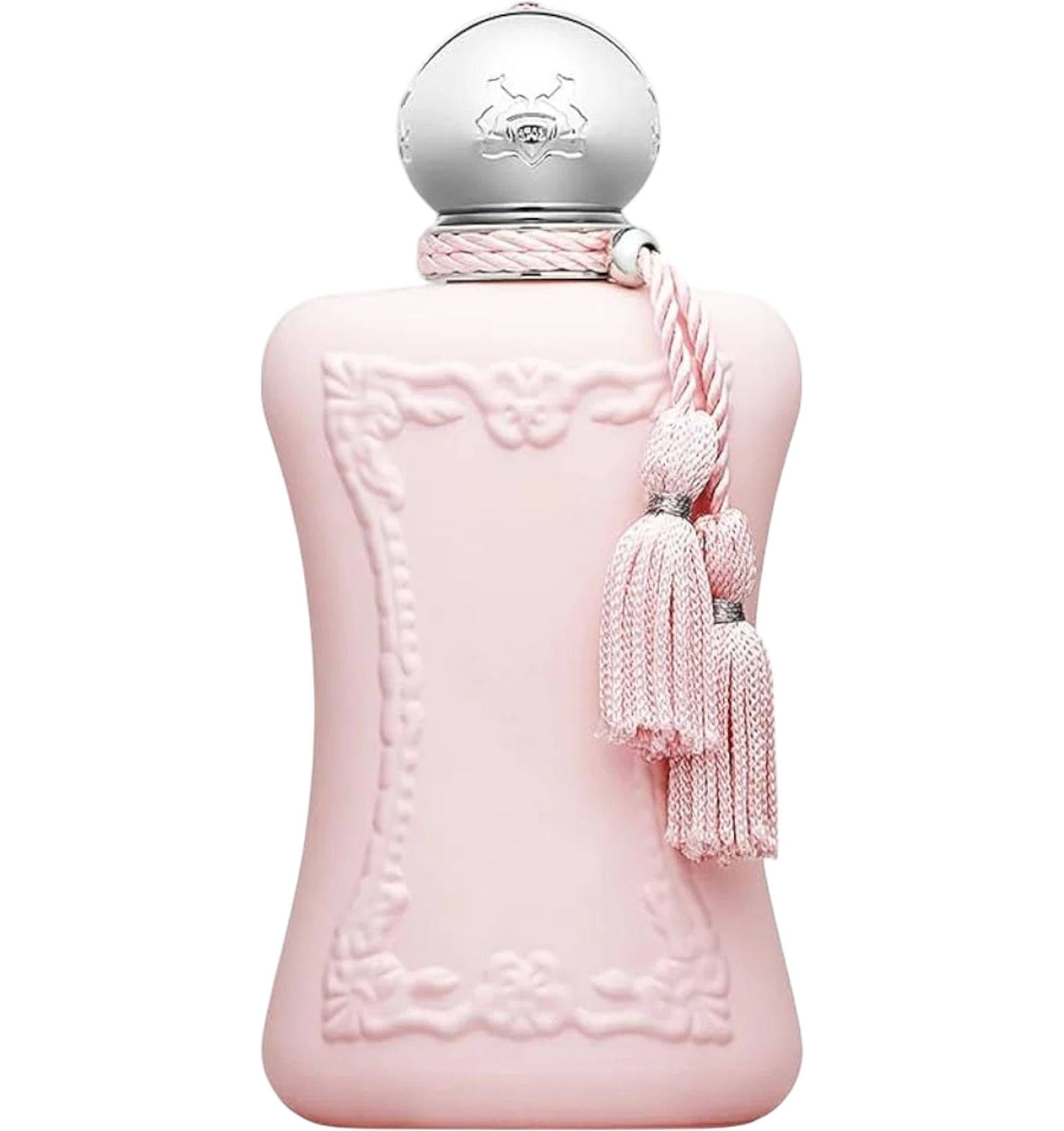 عطر ديلينا من بارفيومز دي مارلي نسائي زجاجة وردية منقوشة 75 مل