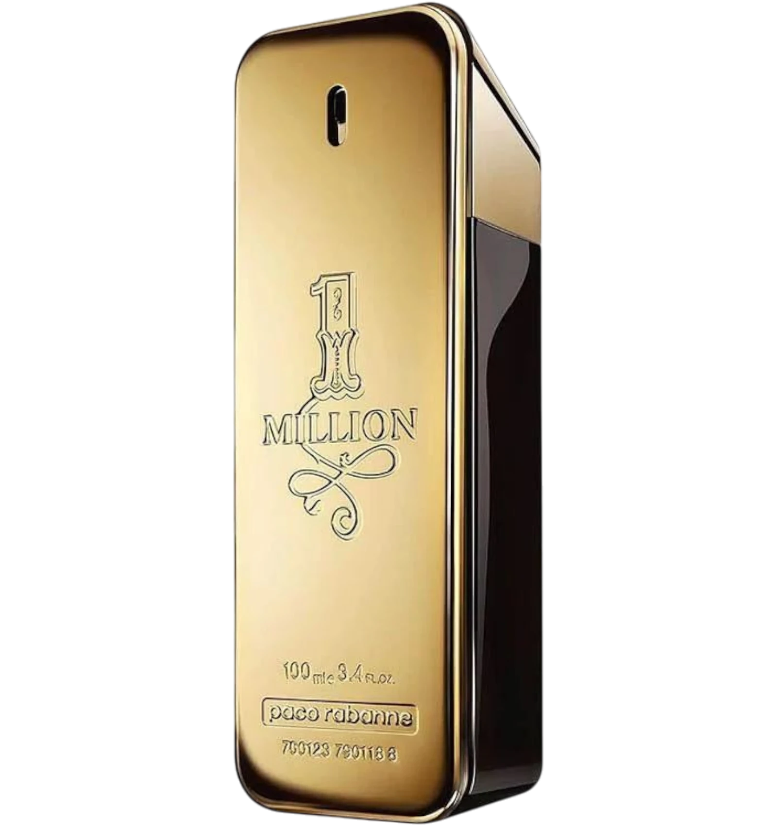 Paco Rabanne 1 Million 100ml eau de toilette in a bold gold ingot bottle