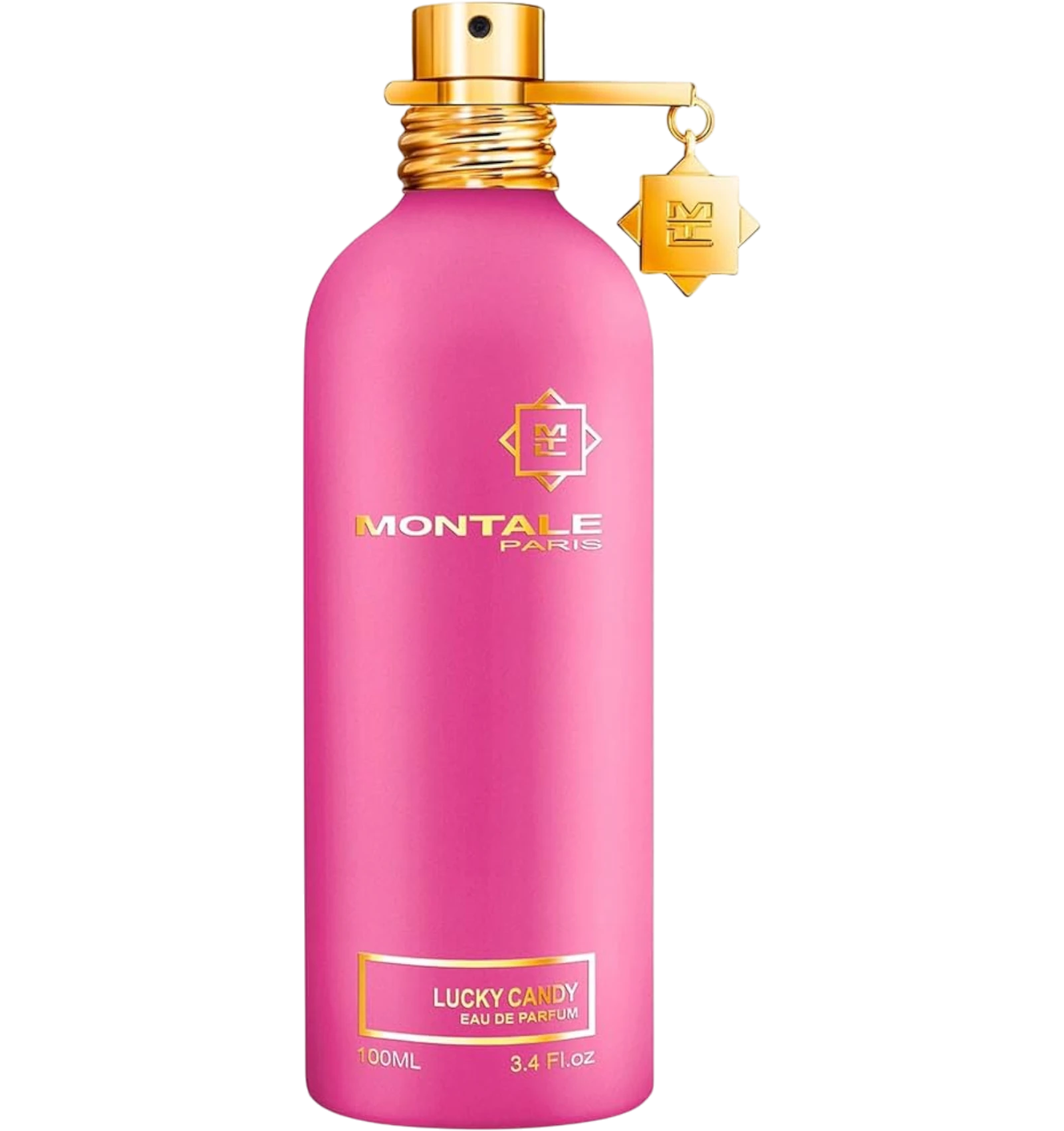 Montale Paris Lucky Candy eau de parfum 100ml in a pink metallic bottle