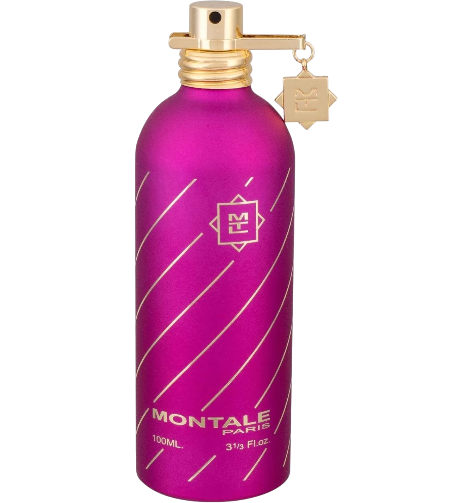 Montale Rose Musk women eau de parfum 100ml in a glossy magenta metallic bottle