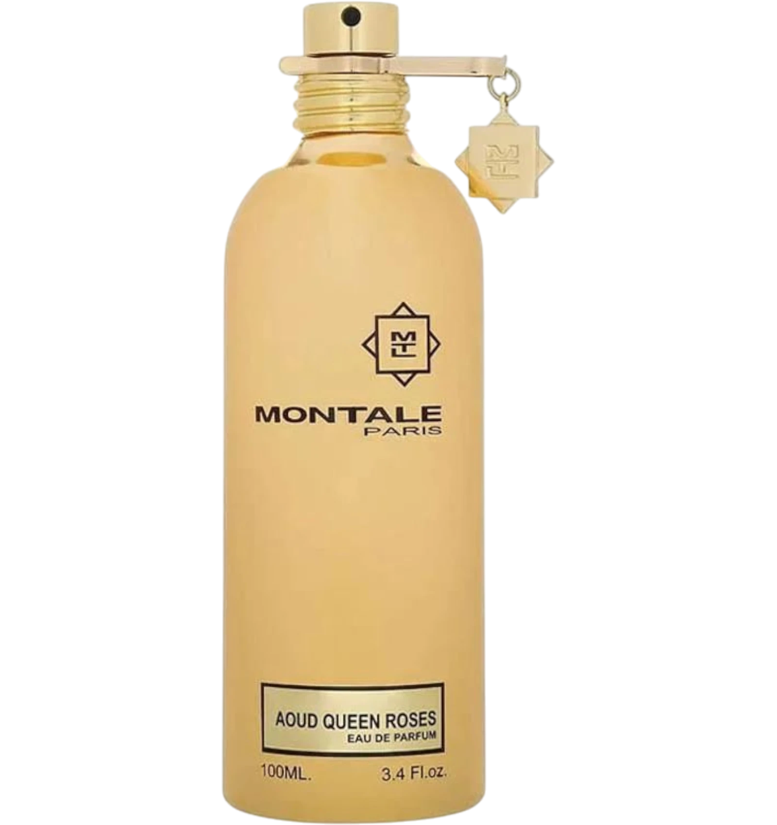 Montale Aoud Queen Roses Eau de Parfum in tall gold bottle 100ml