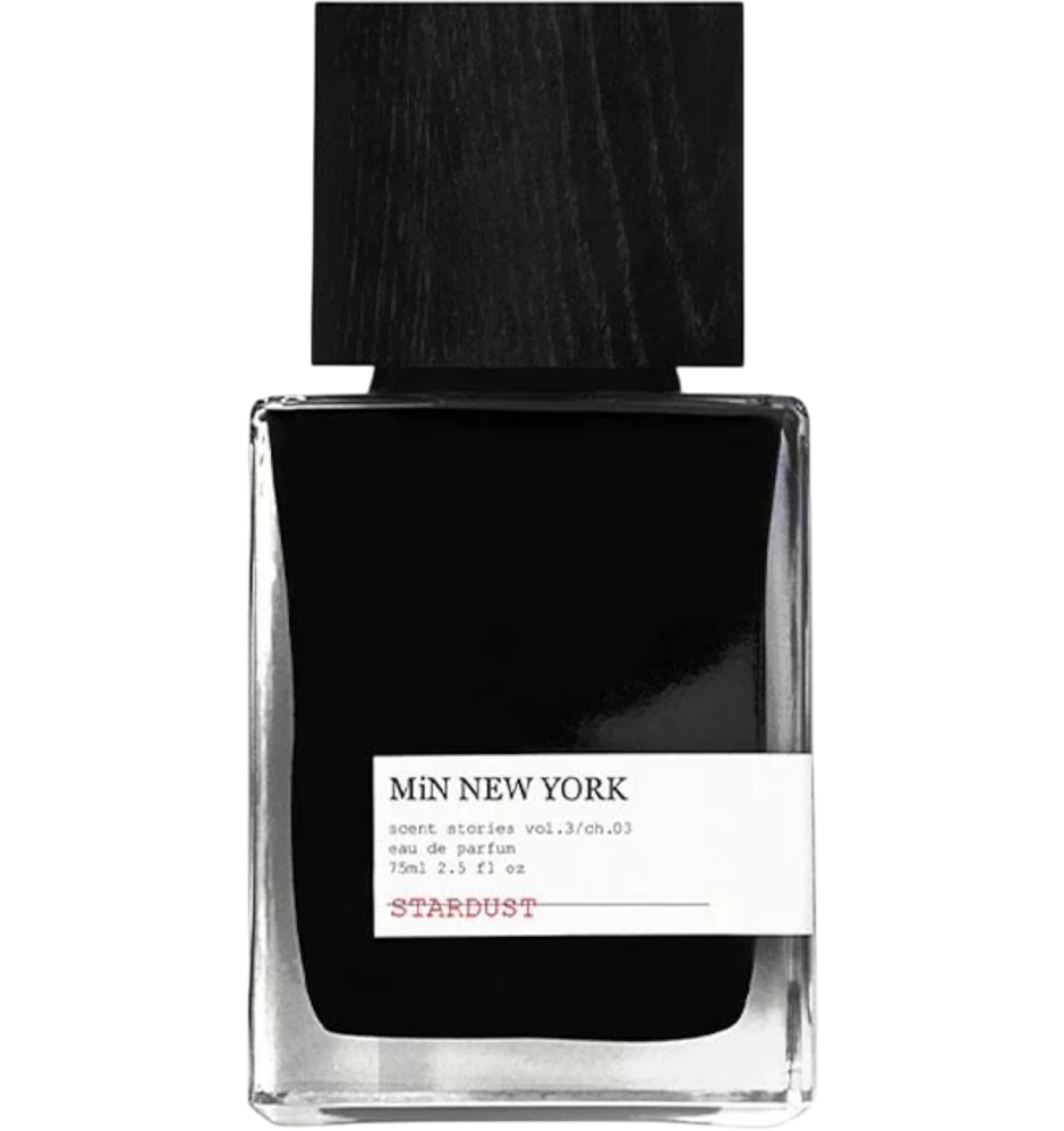 Min New York Stardust Eau De Parfum 75ml Unisex Black Bottle
