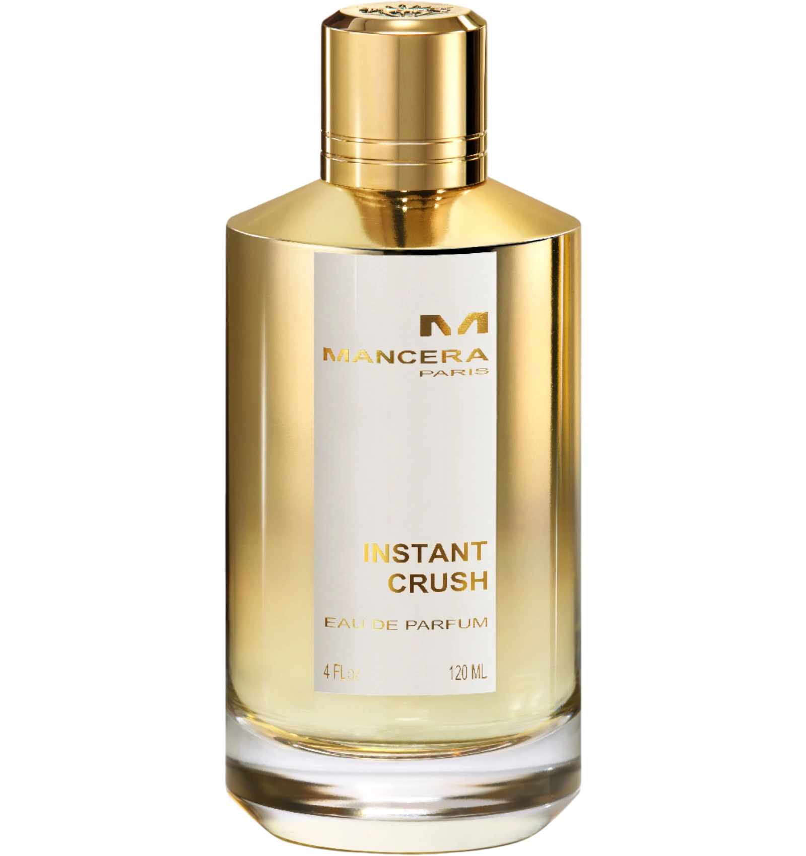Mancera Instant Crush Eau de Parfum 120ml in a radiant gold bottle