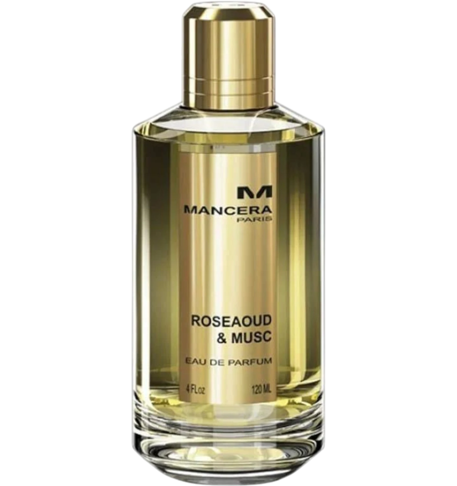 Mancera Rose Oud & Musk Eau de Parfum for women 120ml golden bottle design