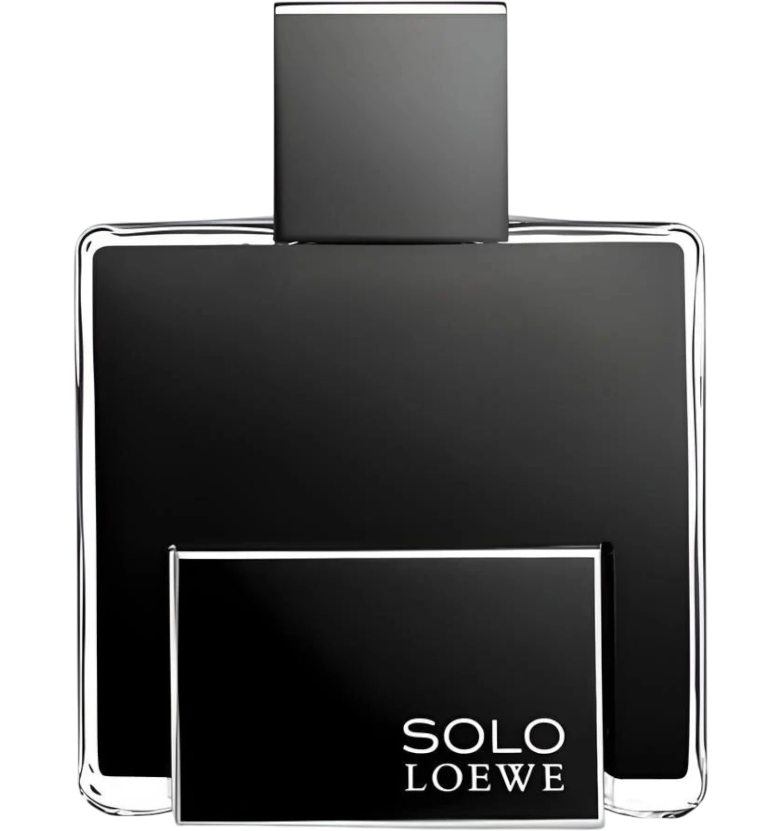 Loewe Solo Platinum eau de toilette for men in a black square bottle 100ml