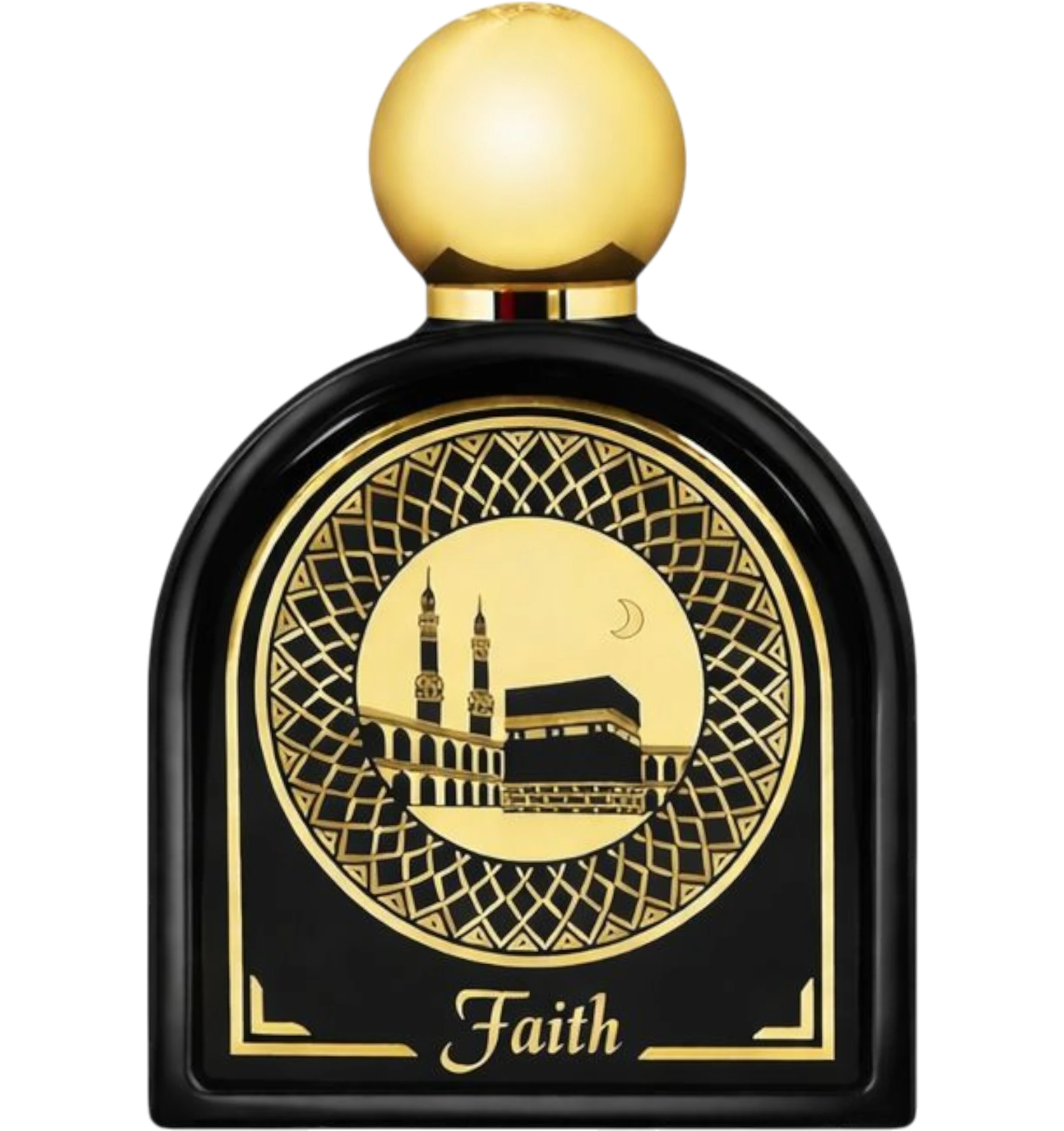 عطر فيث من لا ميزون أورينتال او دي بارفيوم 85 مل بتصميم إسلامي ذهبي