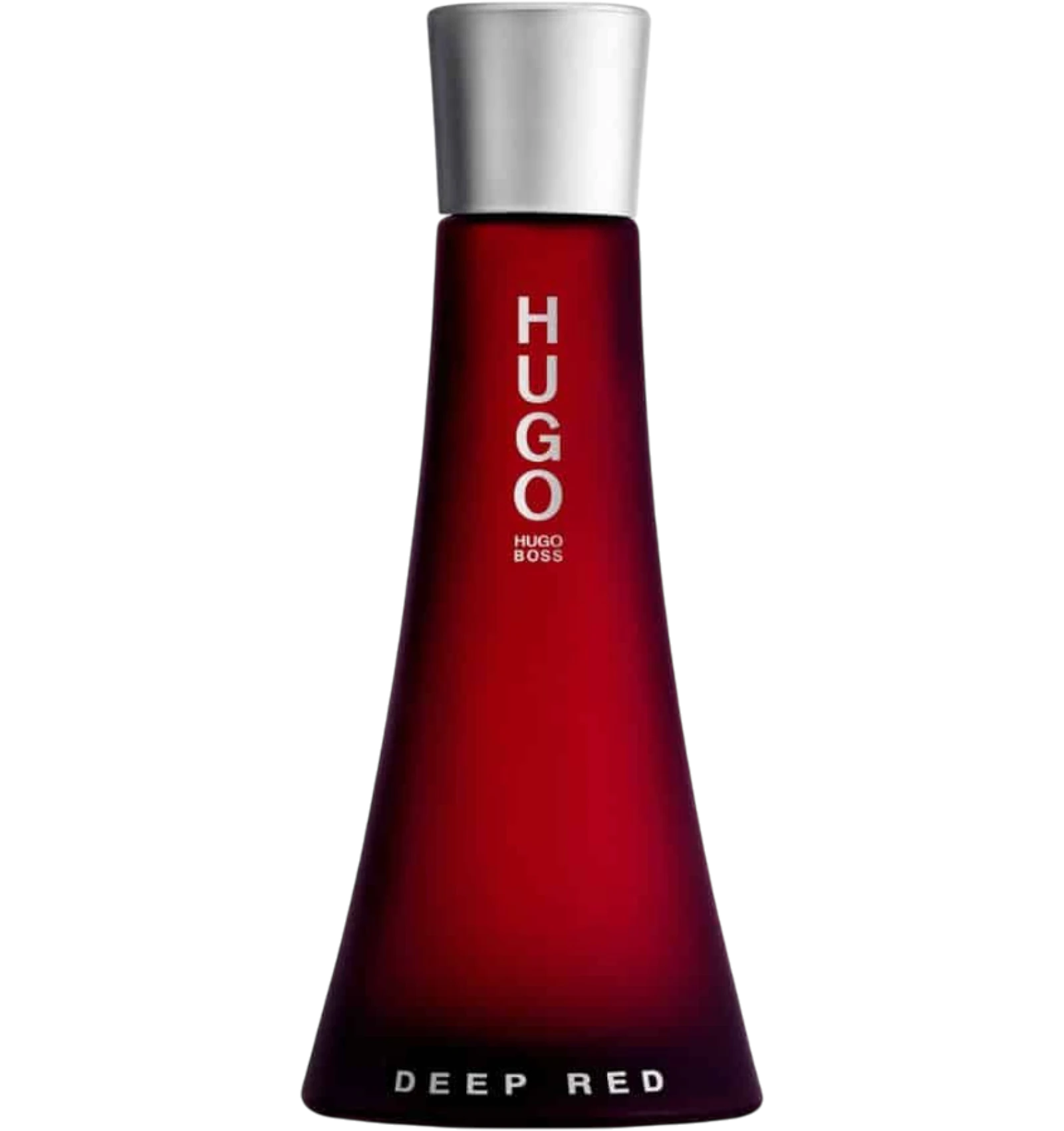 Hugo Boss Deep Red Eau de Parfum for women 90ml in a conical red bottle