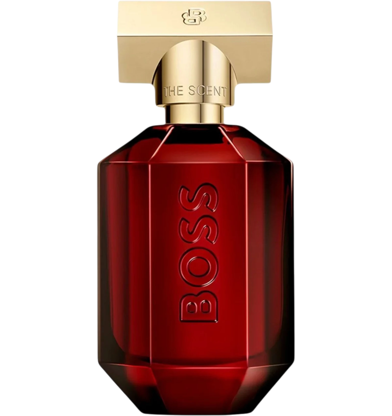 Hugo Boss The Scent Elixir parfum intense for women 50ml in a faceted ruby bottle