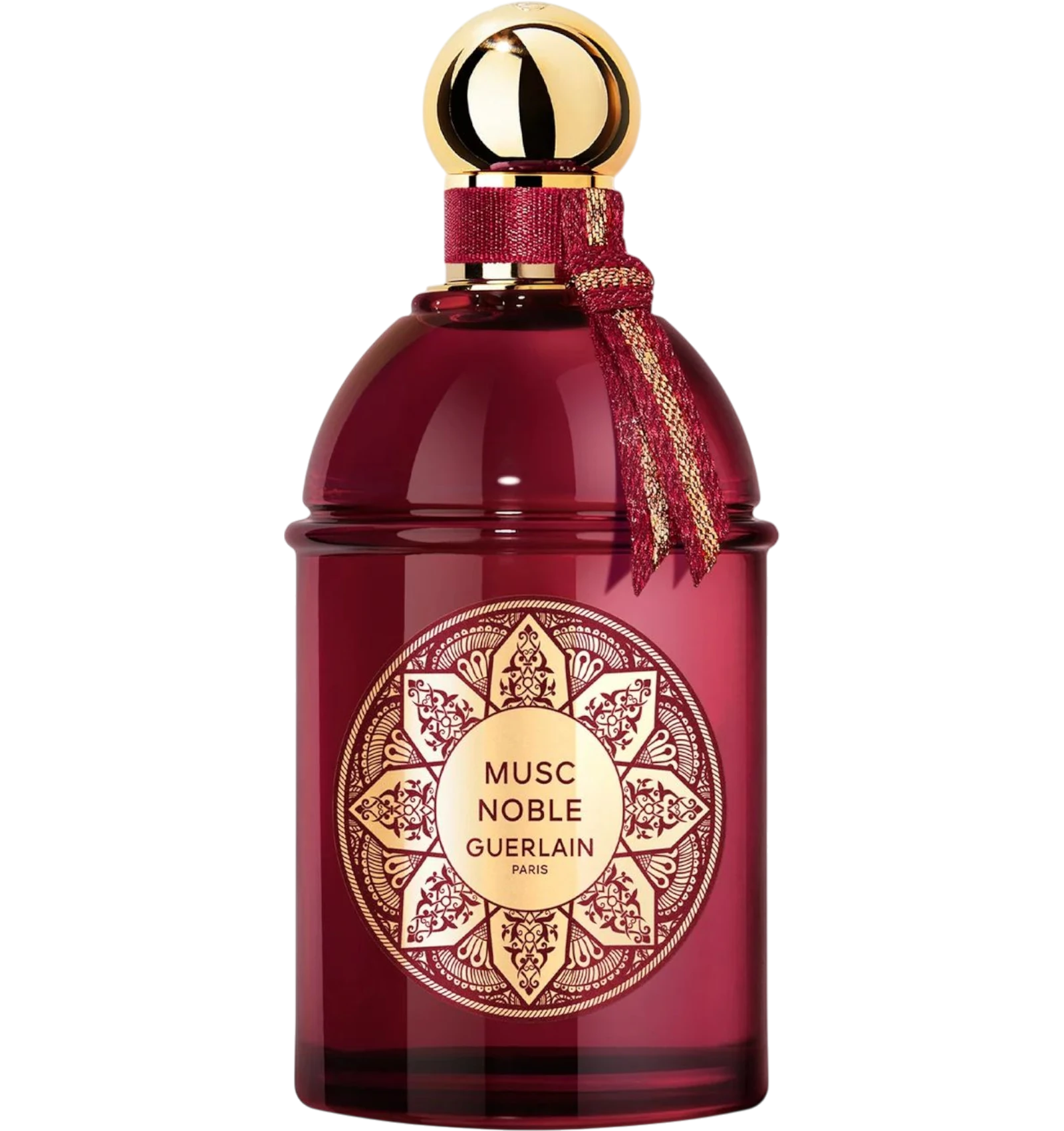 Guerlain Musc Noble eau de parfum for women 125ml in a burgundy dome bottle