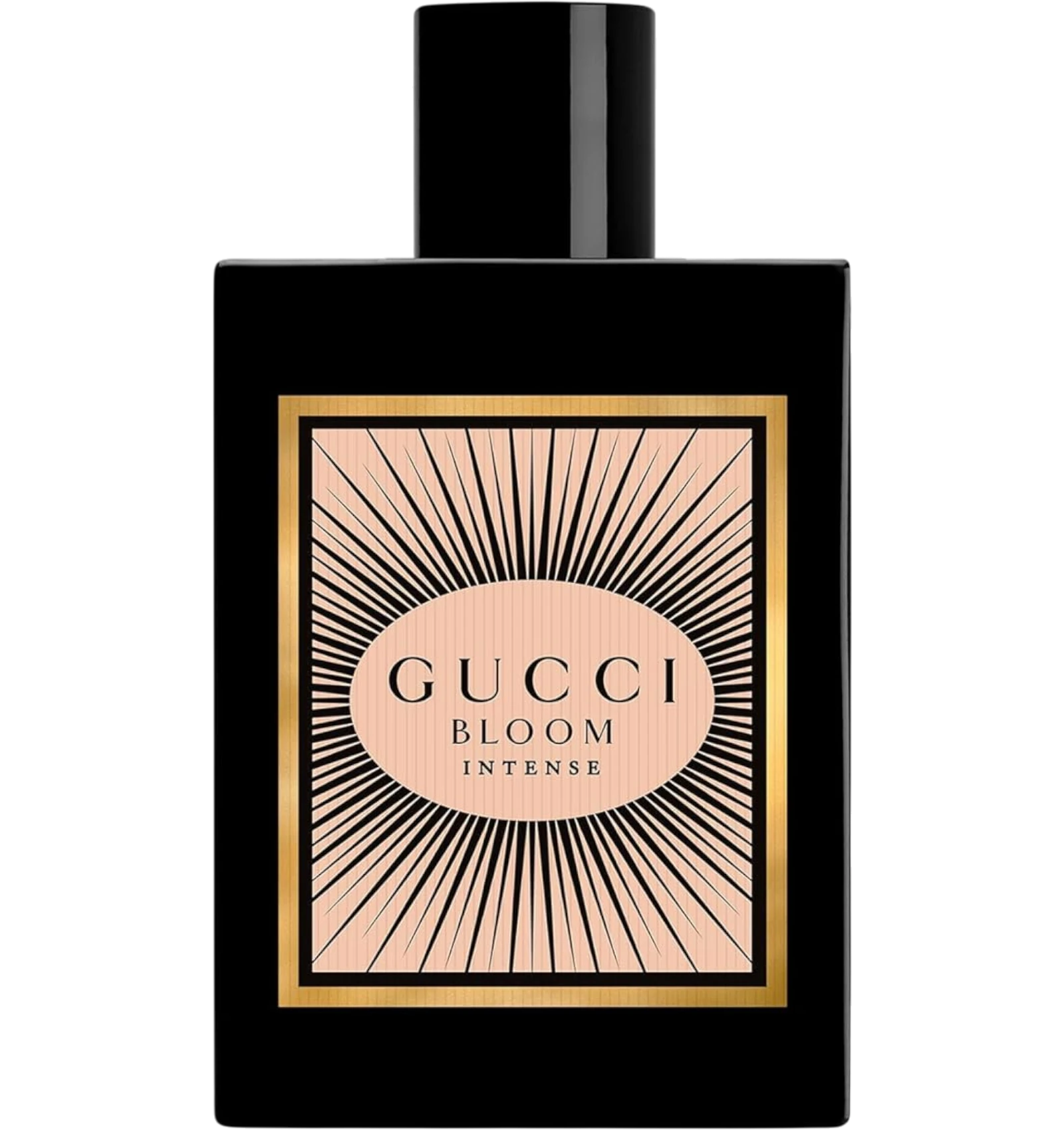 Gucci Bloom Intense eau de parfum for women 100ml in an elegant black bottle