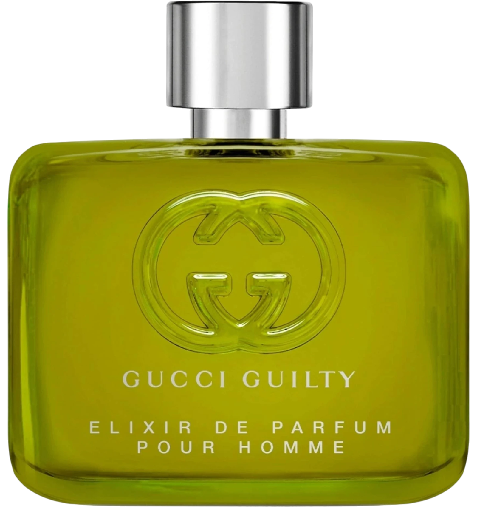 Gucci Guilty Elixir de Parfum for men in olive green bottle 60ml