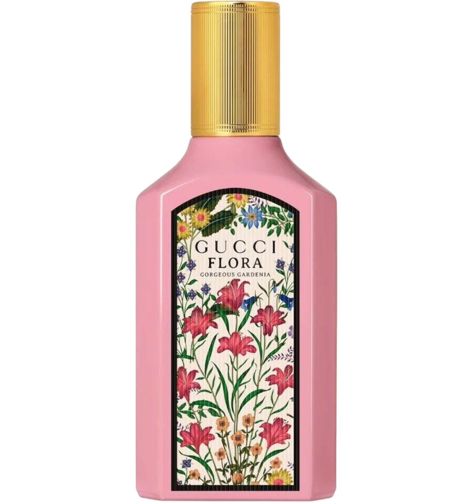 Gucci Flora Gorgeous Gardenia eau de parfum for women 100ml in a pink floral bottle