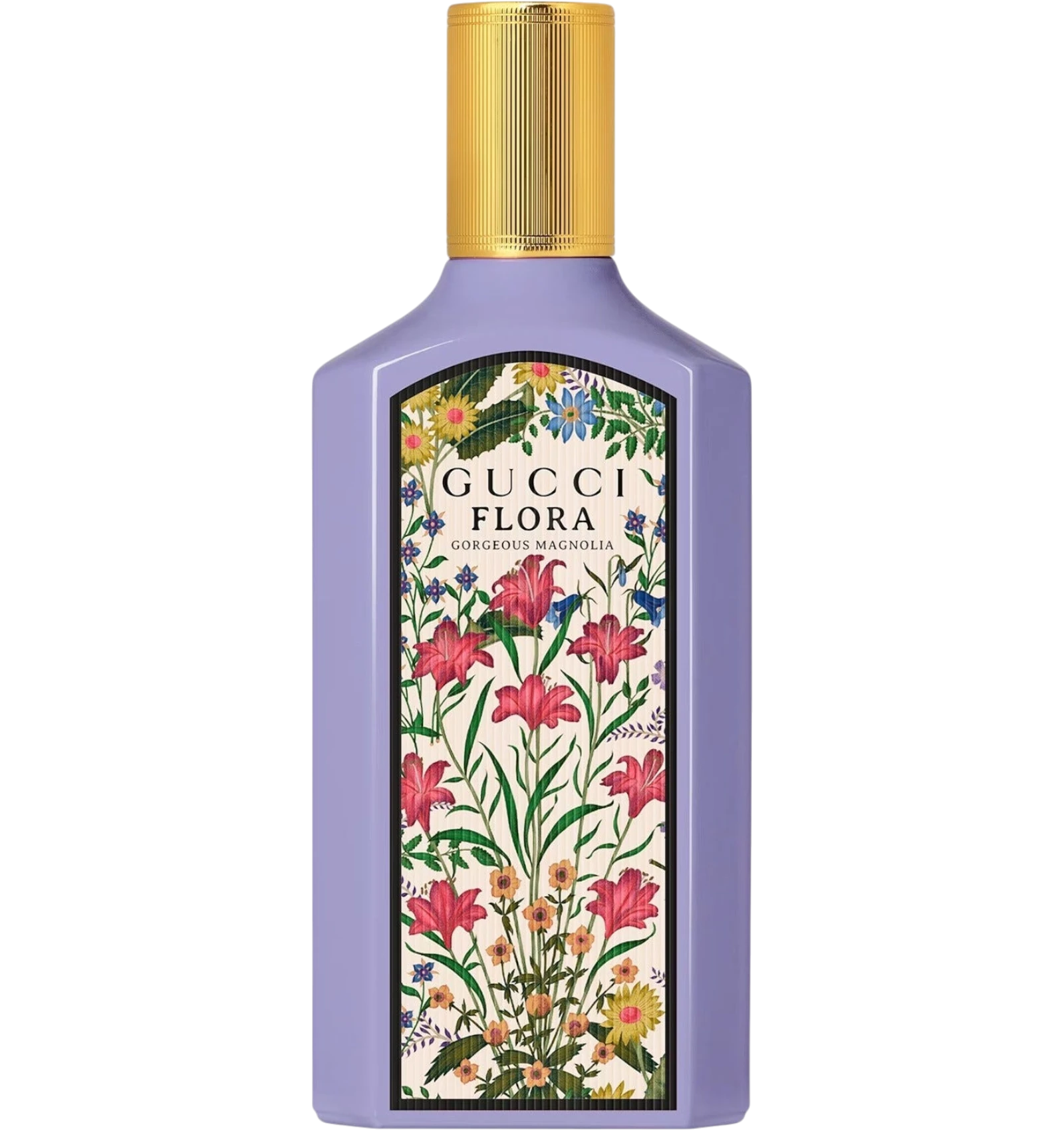 Gucci Flora Gorgeous Magnolia eau de parfum for women 100ml with golden ribbed cap