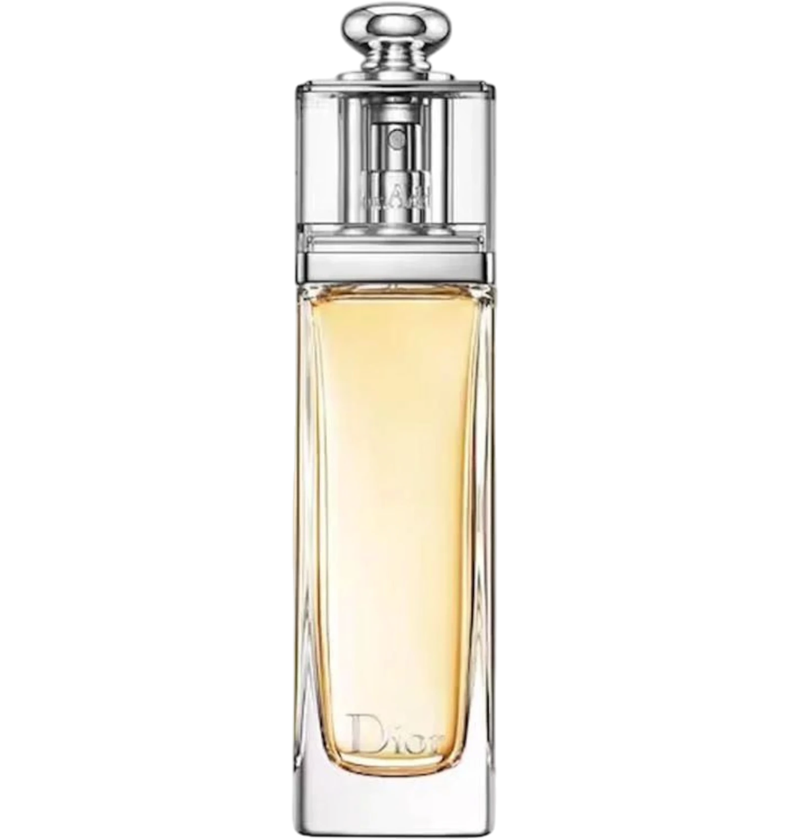عطر ديور اديكت نسائي او دى تواليت بزجاجة شفافة وغطاء فضي دائري 100 مل