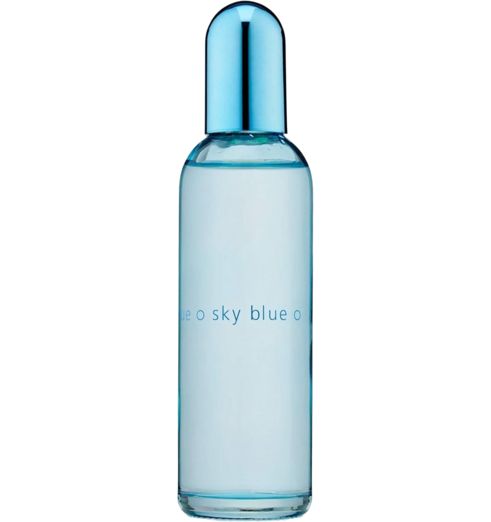 Colour Me Sky Blue eau de parfum for women 100ml in a pale blue bottle