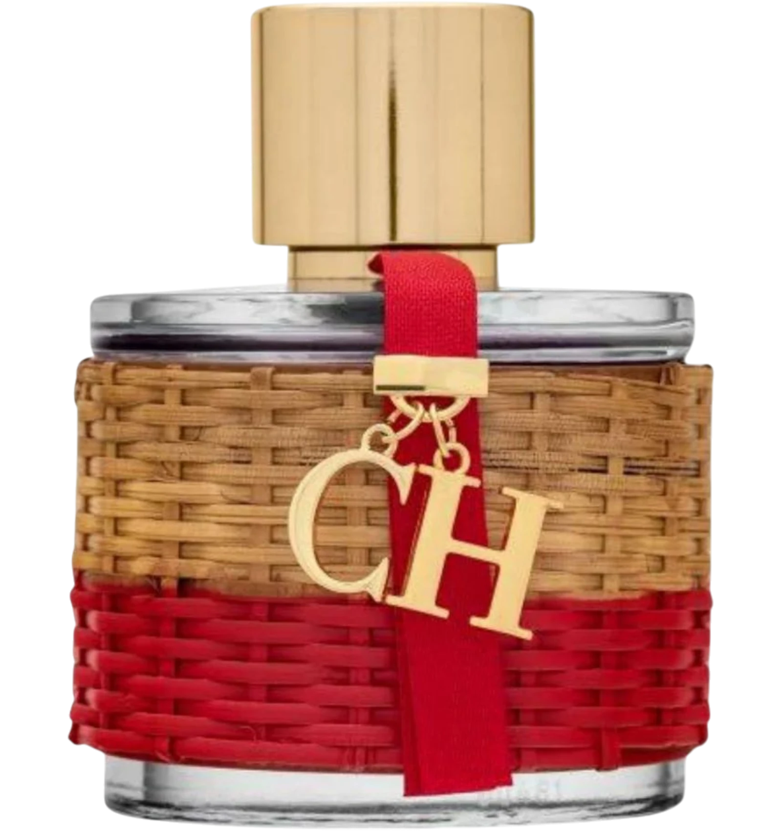 Carolina Herrera CH Central Park eau de toilette 100ml with a woven wicker base