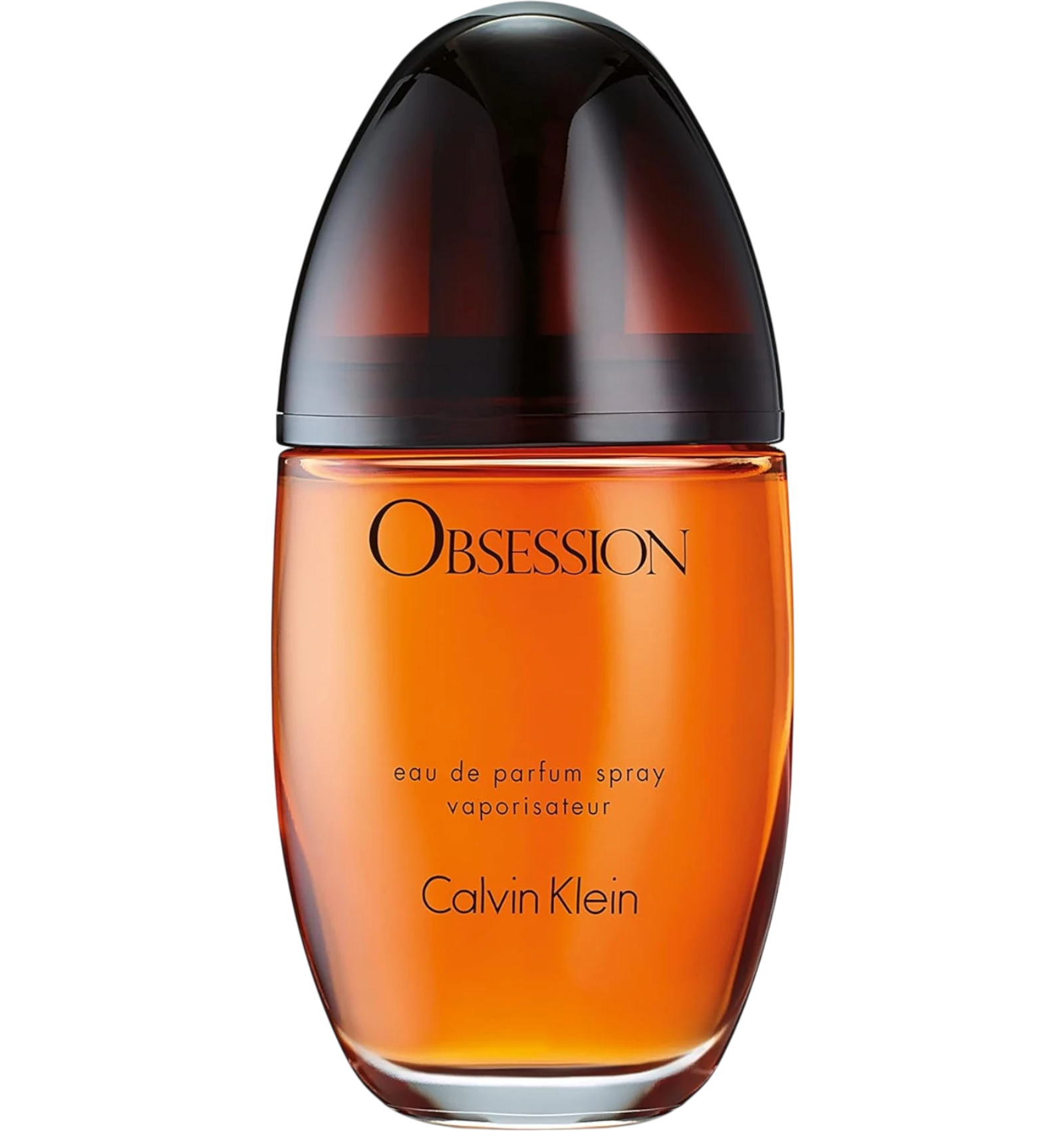 عطر اوبسشن نسائي من كالفن كلاين او دي بارفيوم 100 مل بلون كهرماني دافئ