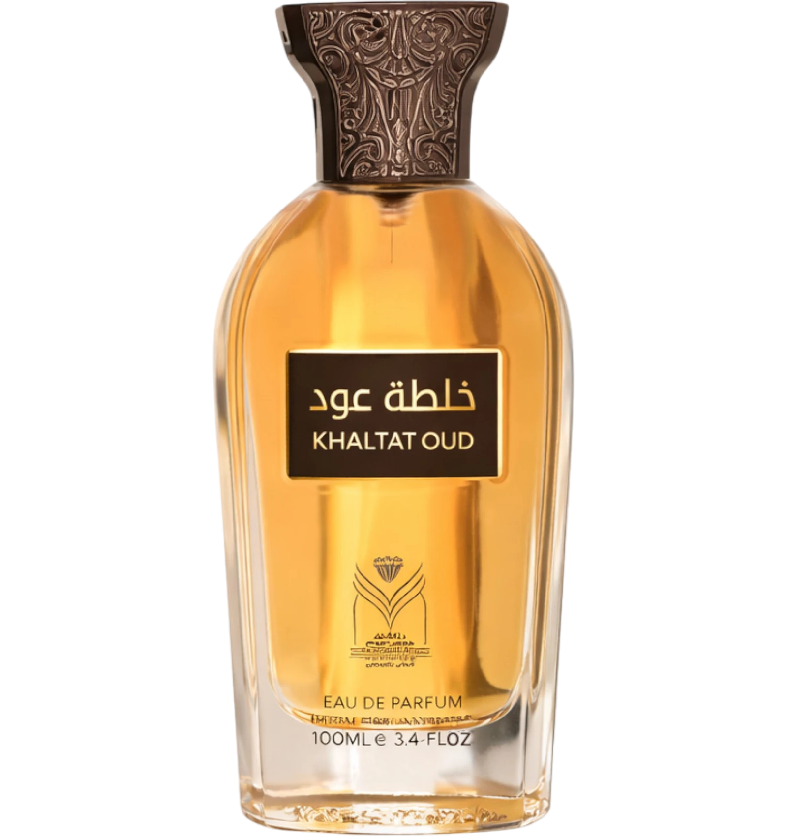 عطر خلطة عود من ألماس او دي بارفيوم 100 مل بغطاء معدني منقوش