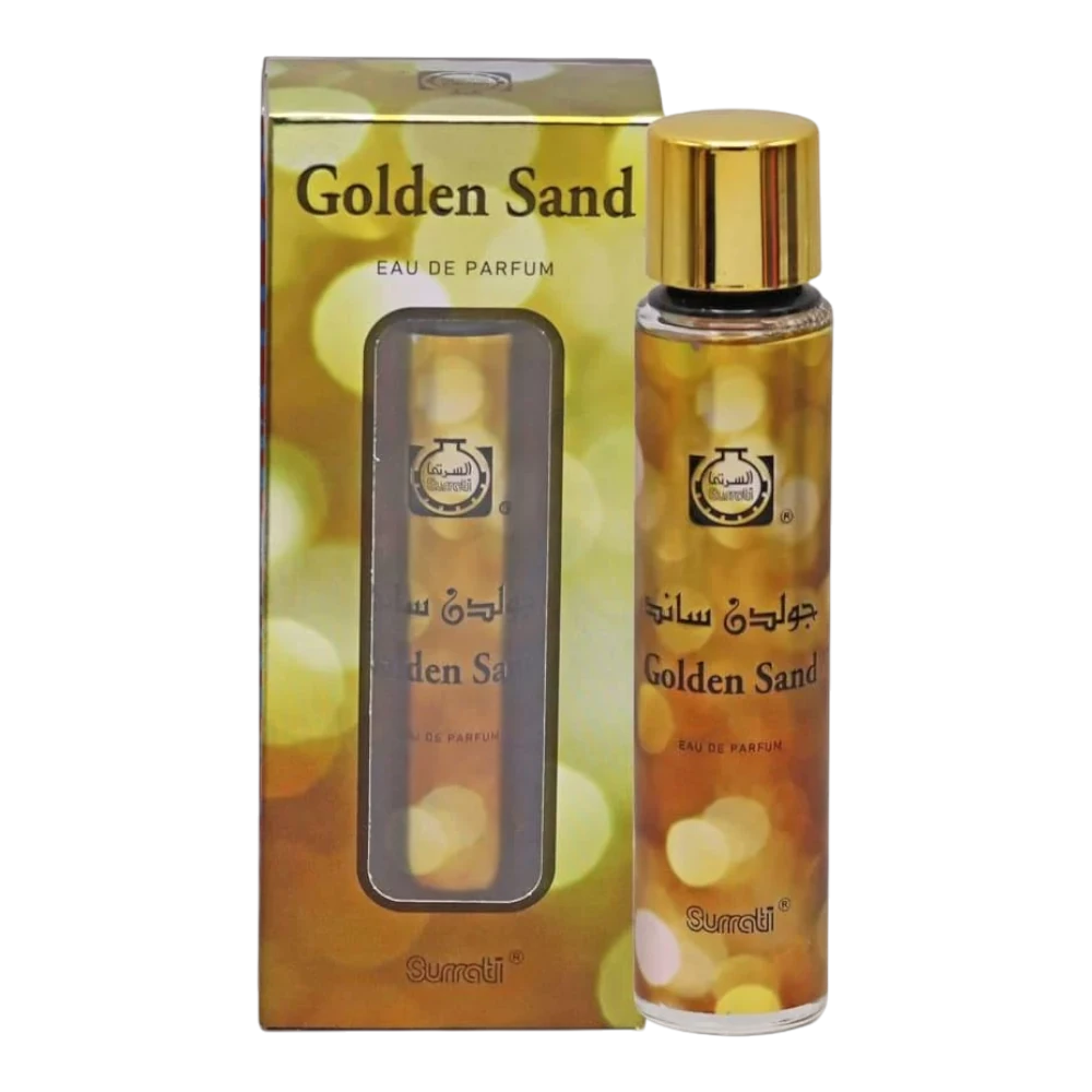 عطر جولدن ساند من السرتي يونيسكس زجاجة ذهبية لامعة 55 مل