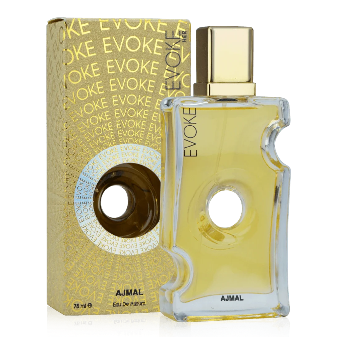 عطر ايفوك من اجمل او دي بارفيوم نسائي 75 مل بتصميم ذهبي