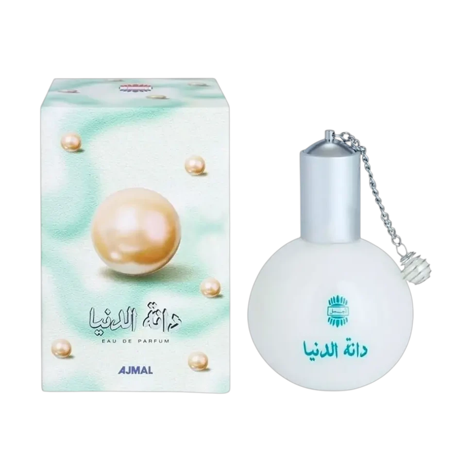 عطر دانة الدنيا من اجمل النسائي او دى بارفيوم 60 مل بزجاجة لؤلؤية دائرية