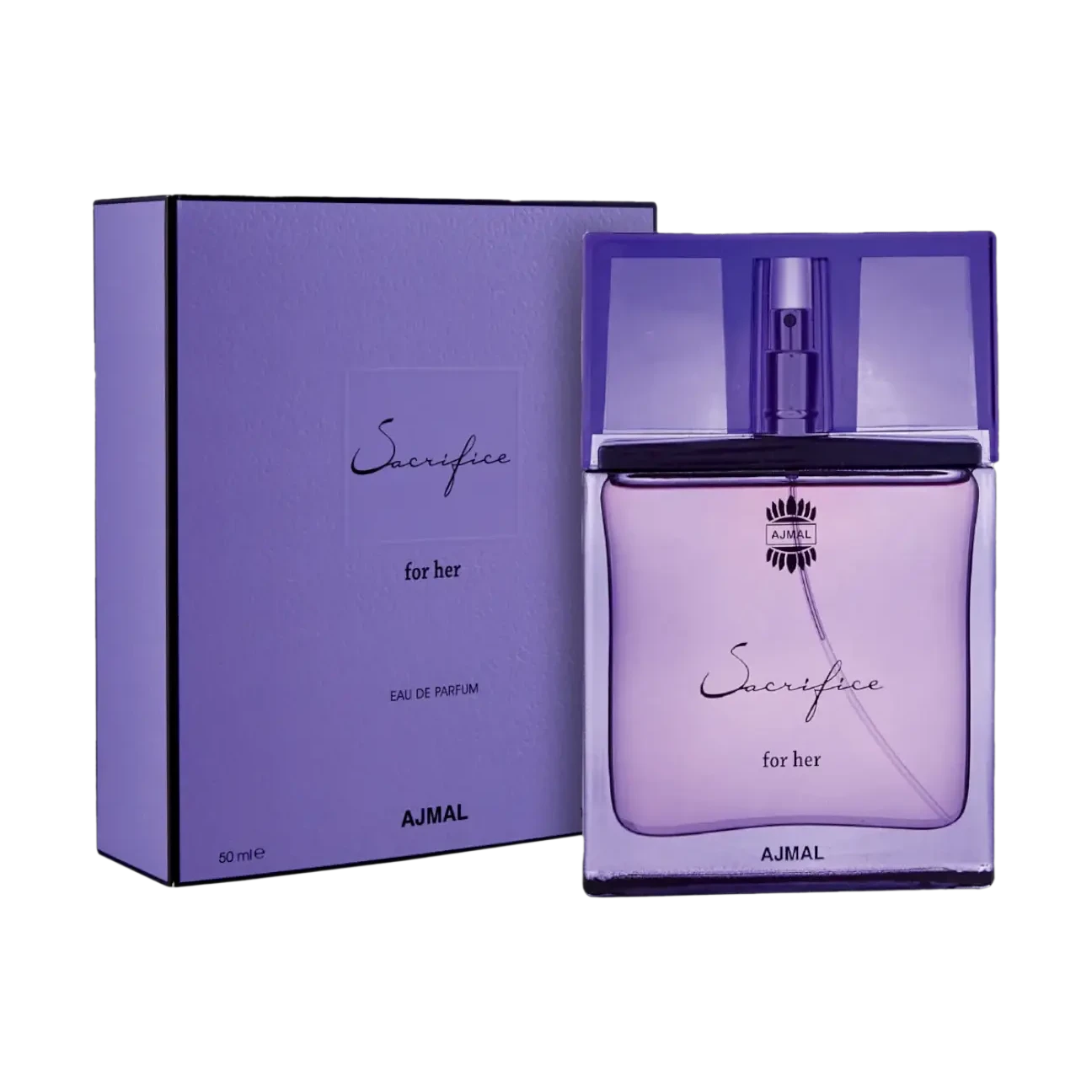 عطر ساكريفايس للنساء من اجمل او دى بارفيوم 50 مل بزجاجة بنفسجية