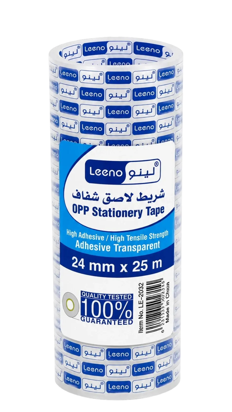 لينو شريط لاصق شفاف 24 مم × 25 متر عبوة 6 حبات