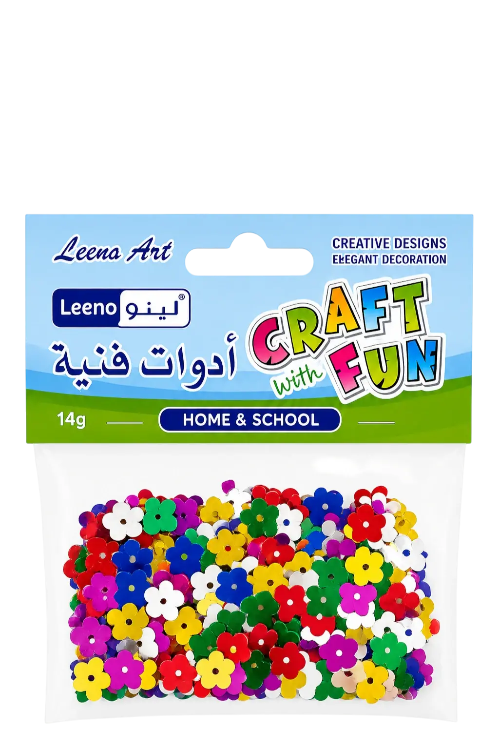 لينو قصاصات ورق ملونة على شكل زهور للأعمال الفنية