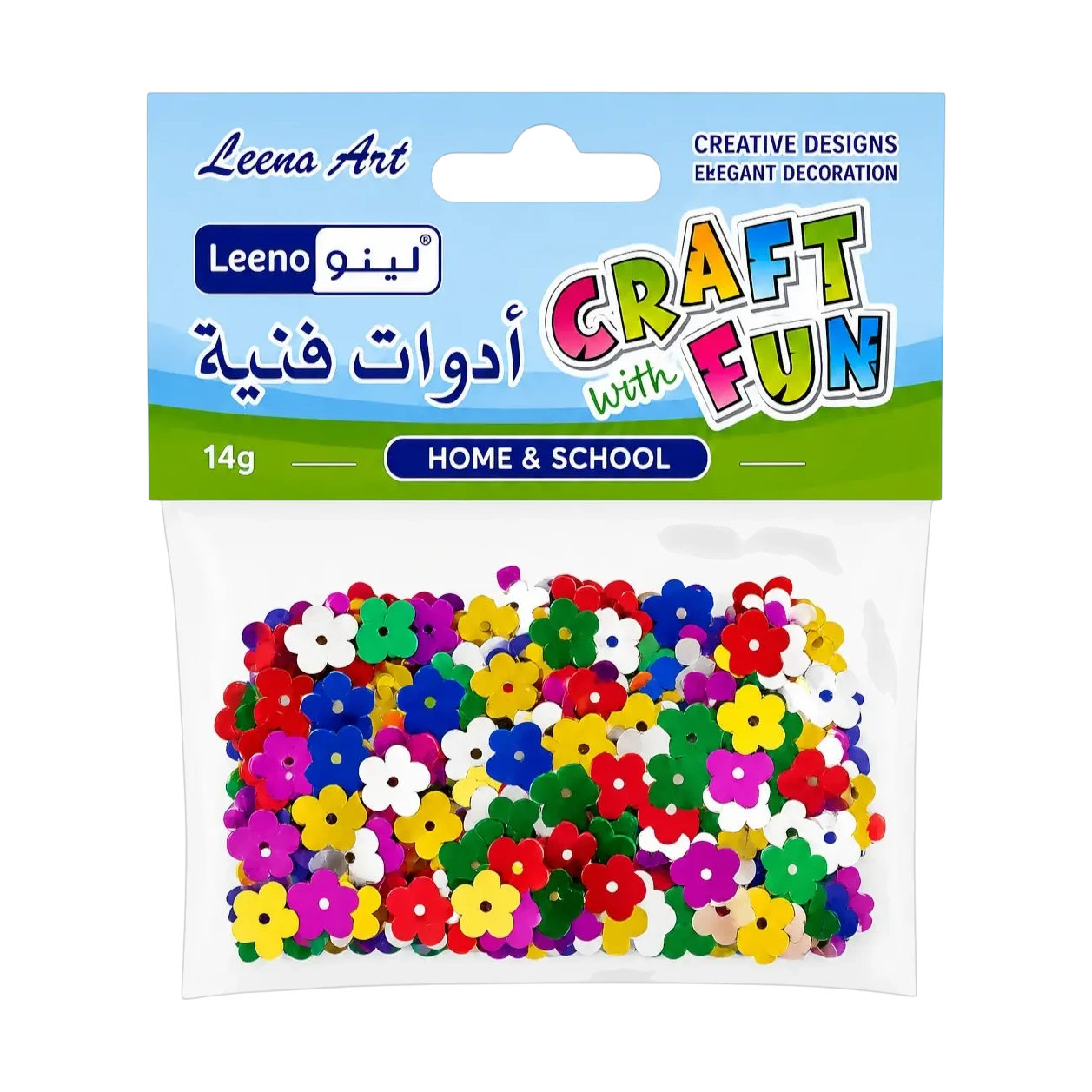 لينو قصاصات ورق ملونة على شكل زهور للأعمال الفنية