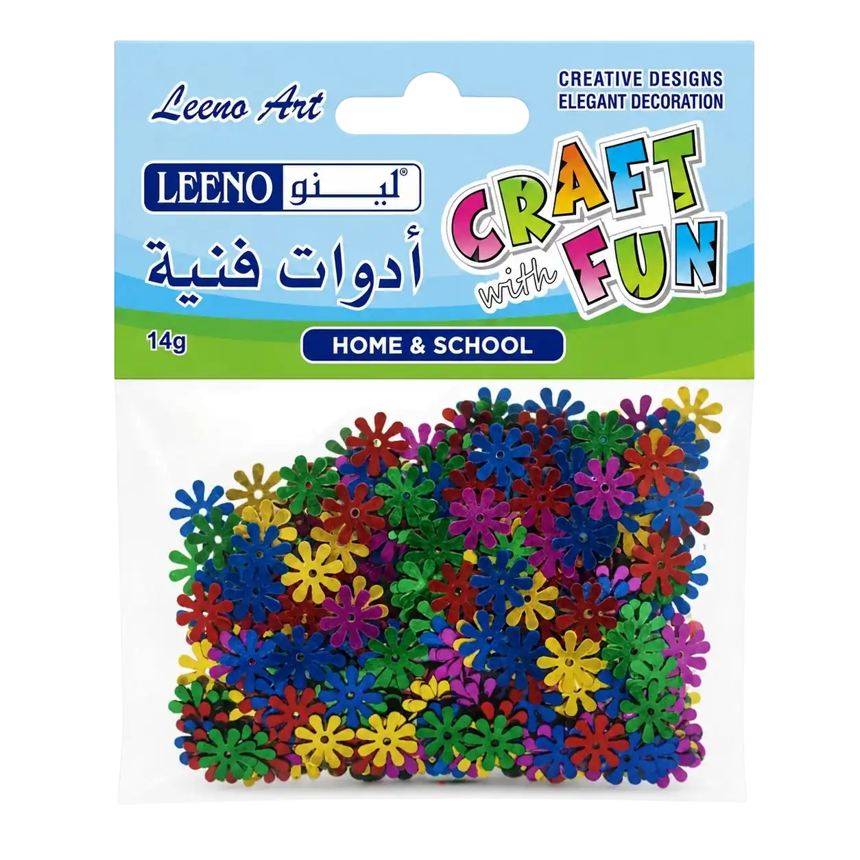 قصاصات ورق ملونة من لينو بشكل زهور للاعمال الفنية