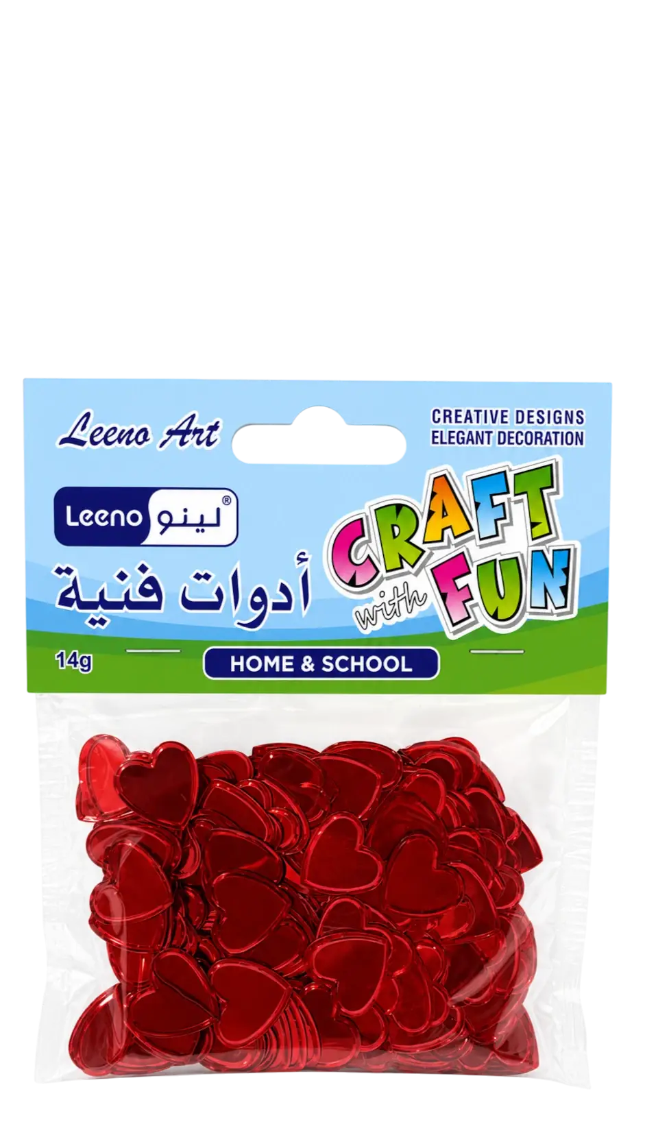 قصاصات ورق ملون من لينو متعدد الالوان لينو 4000-26 قلوب زخرفية