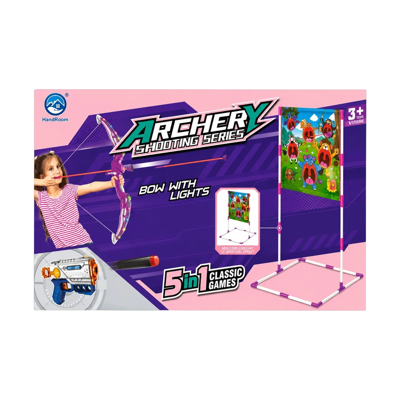Hand Room 5 In 1 Archery Set For Girls