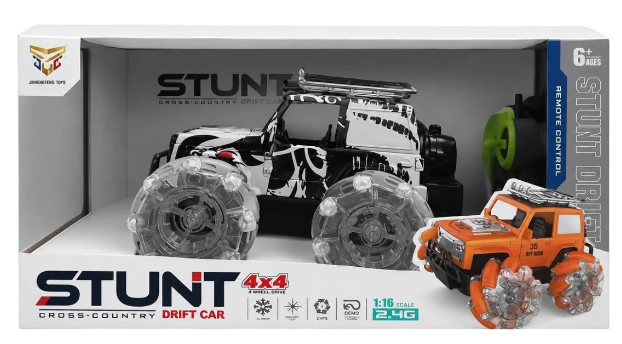 Stunt drift 4x4 remote control car toy ages 6 plus