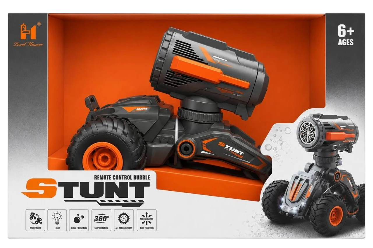 Stunt Remote Control Bubble Car Toy for Ages 6 and Up